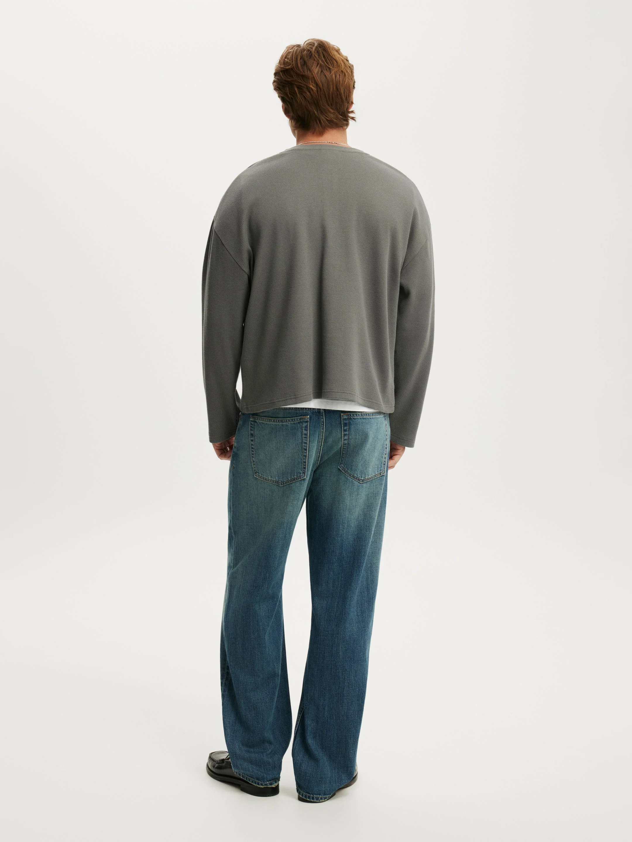COTTON ON Quần Jeans Ống Rộng Nam - Baggy Jean