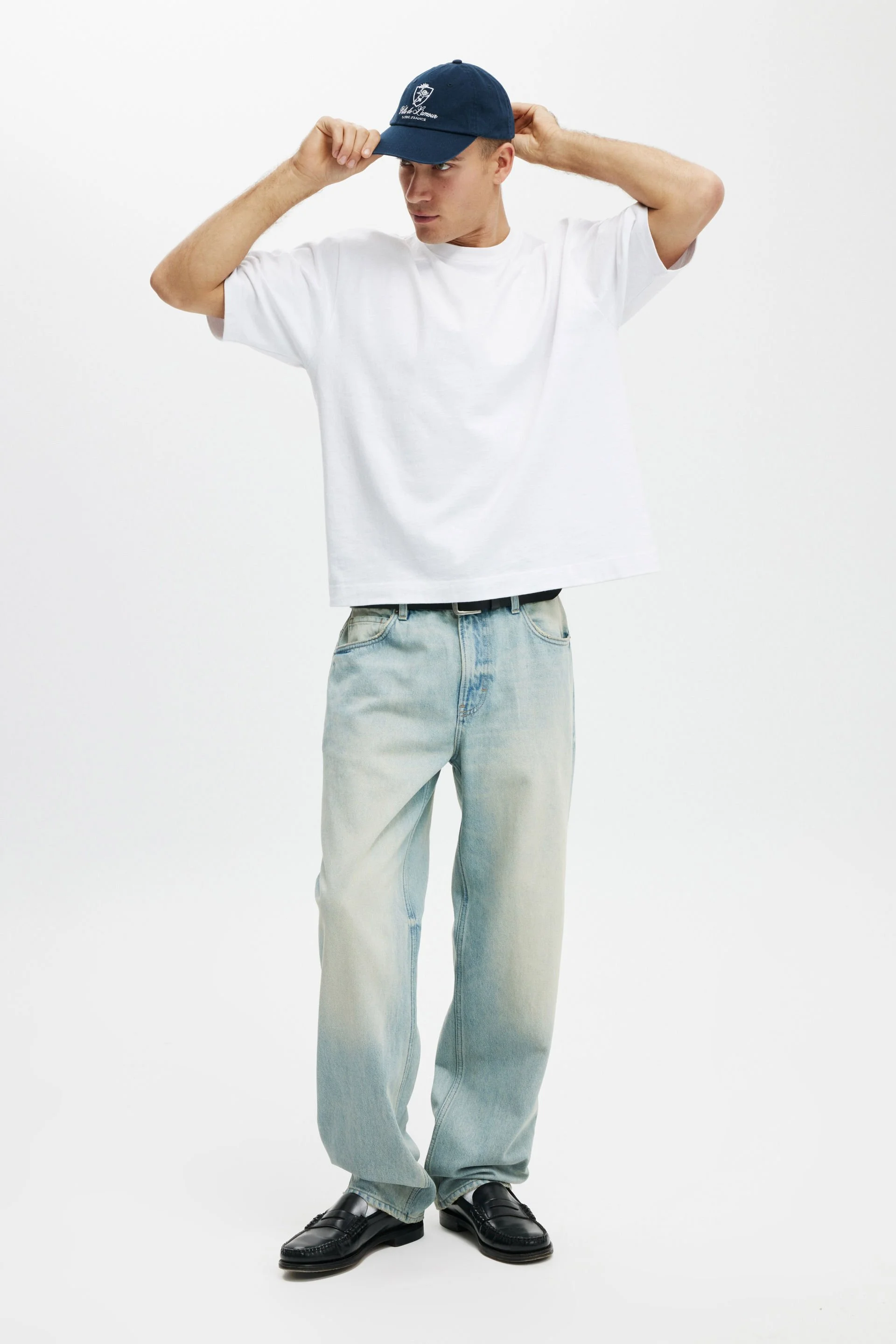 COTTON ON Quần Jeans Ống Rộng Nam-Baggy Jean