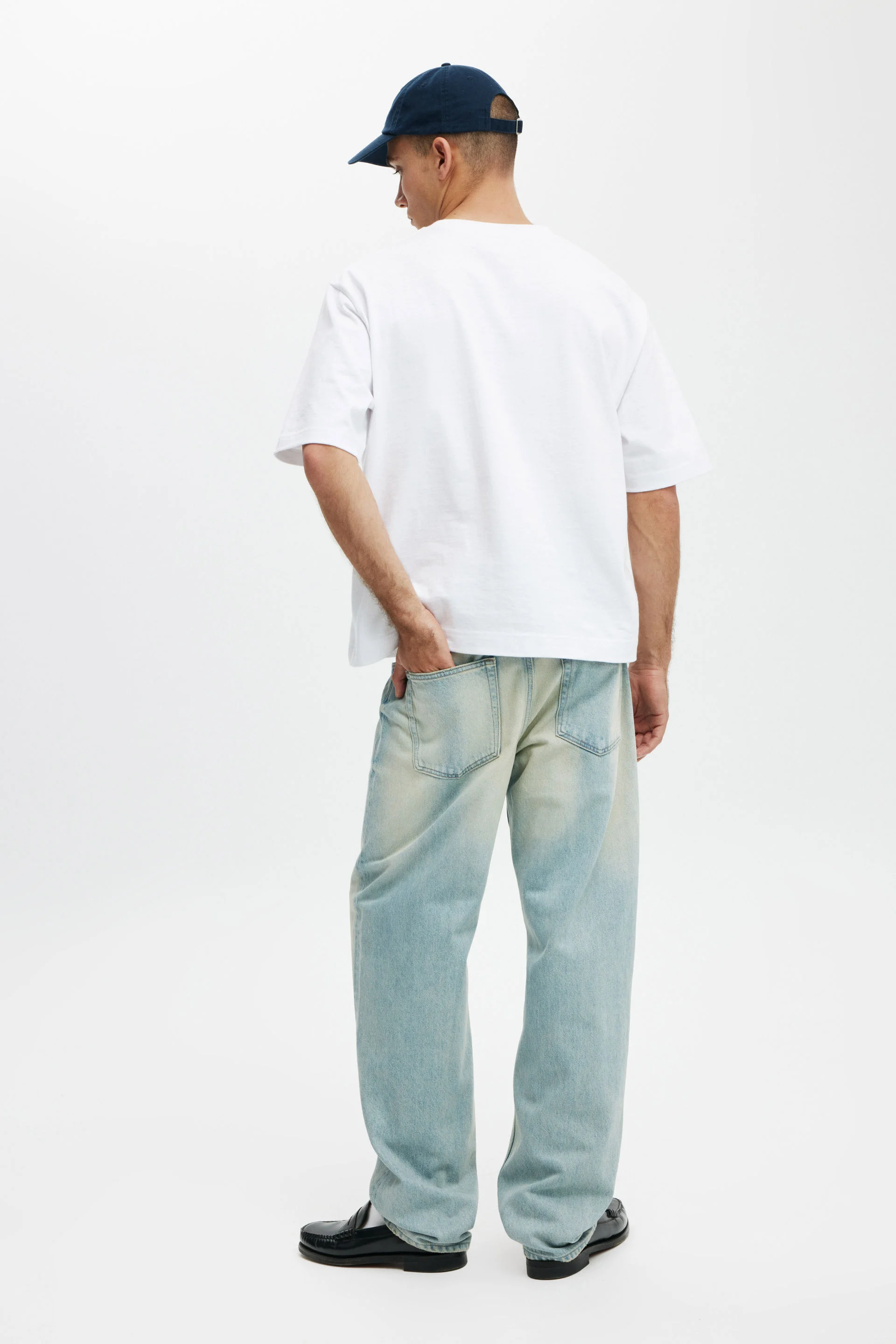COTTON ON Quần Jeans Ống Rộng Nam-Baggy Jean