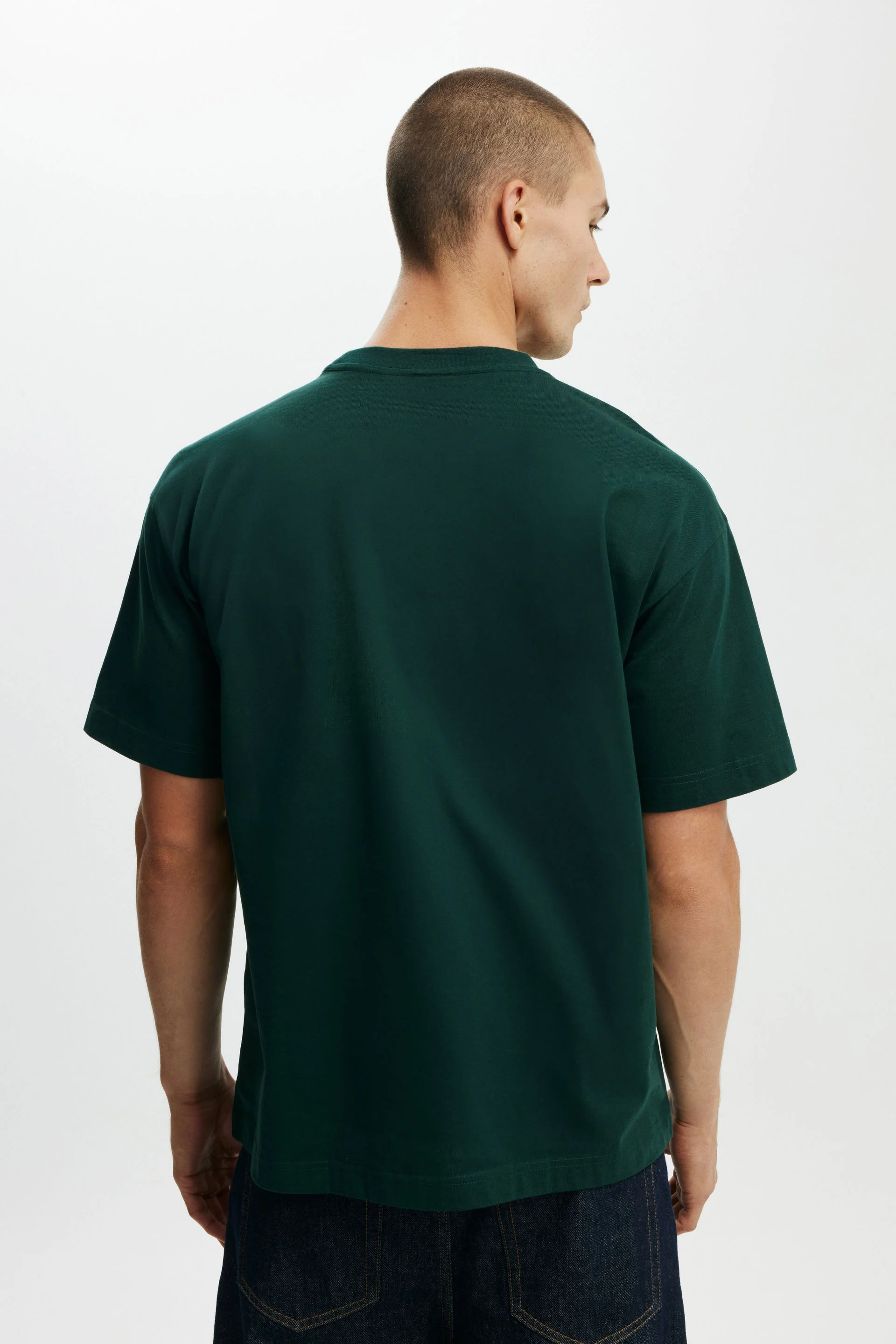 COTTON ON Áo Thun Ngắn Tay Nam-Box Fit T-Shirt