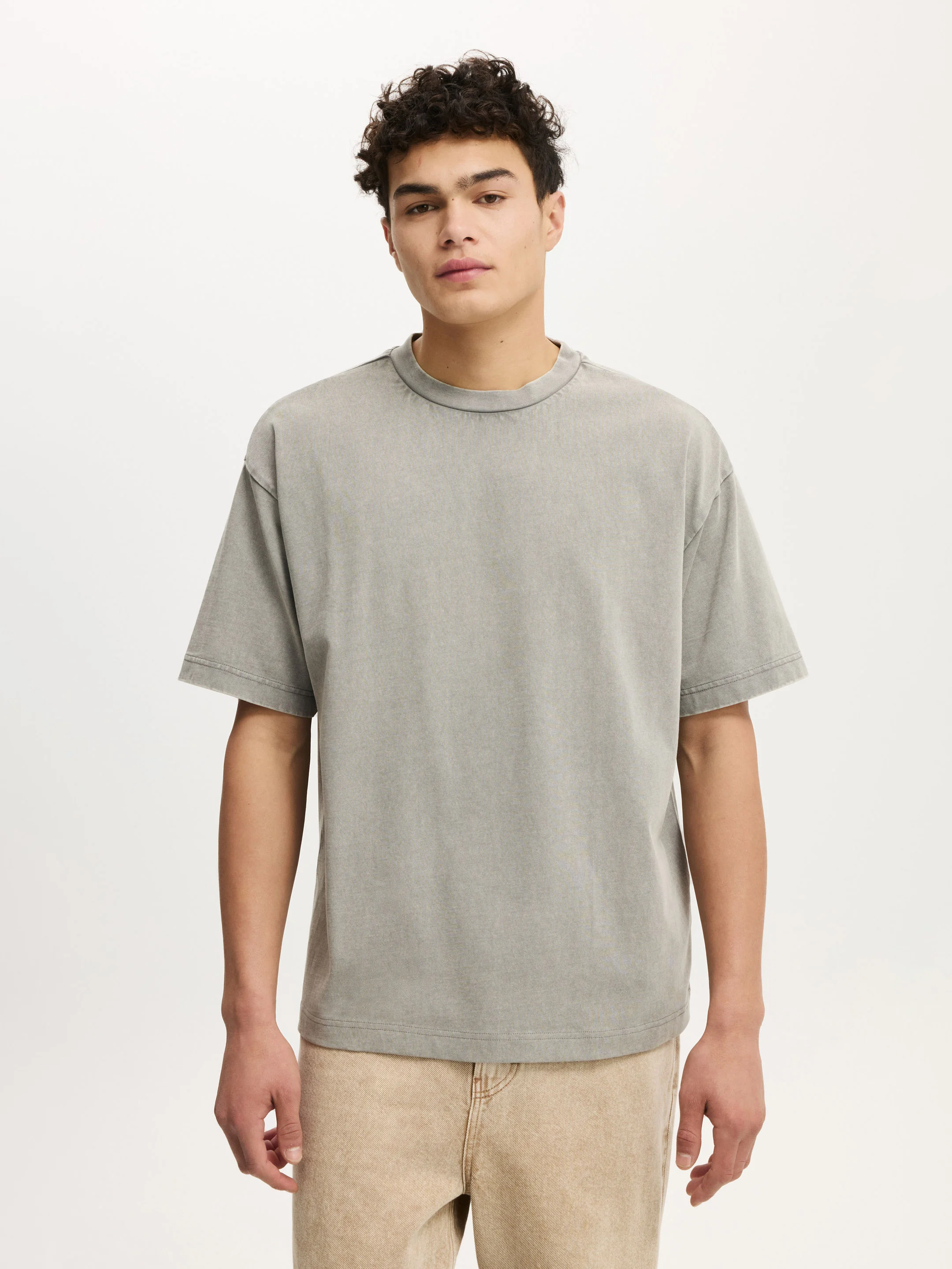 COTTON ON Áo Thun Ngắn Tay Nam-Box Fit T-Shirt