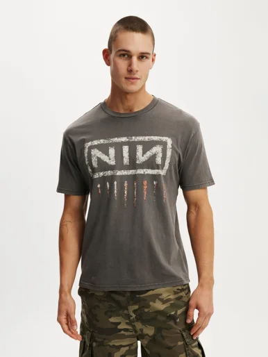 COTTON ON Áo Thun Có Họa Tiết Nam - Premium Loose Fit Music T-Shirt