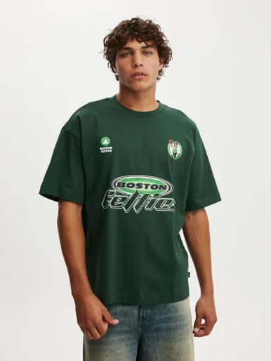 COTTON ON Áo Thun Có Họa Tiết Nam-Box Fit Nba T-Shirt