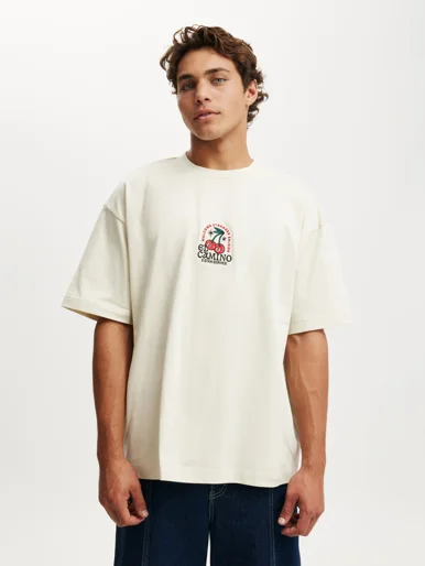 COTTON ON Áo Thun Có Họa Tiết Nam-Box Fit Graphic T-Shirt