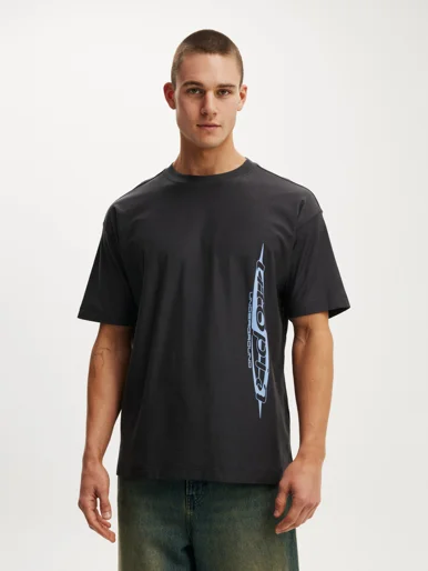 COTTON ON Áo Thun Có Họa Tiết Nam - Box Fit Graphic T-Shirt