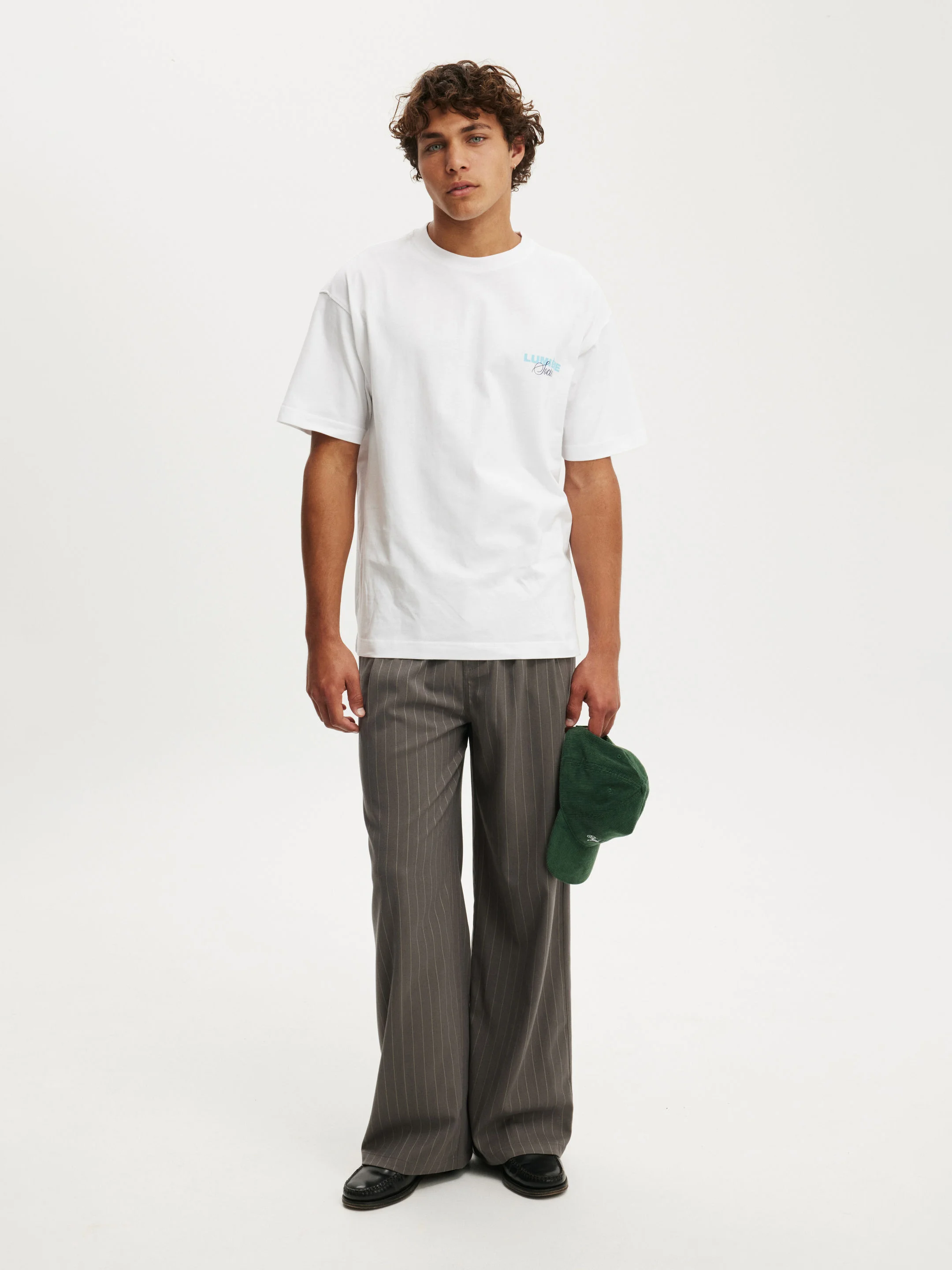 COTTON ON Áo Thun Có Họa Tiết Nam - Box Fit Text T-Shirt