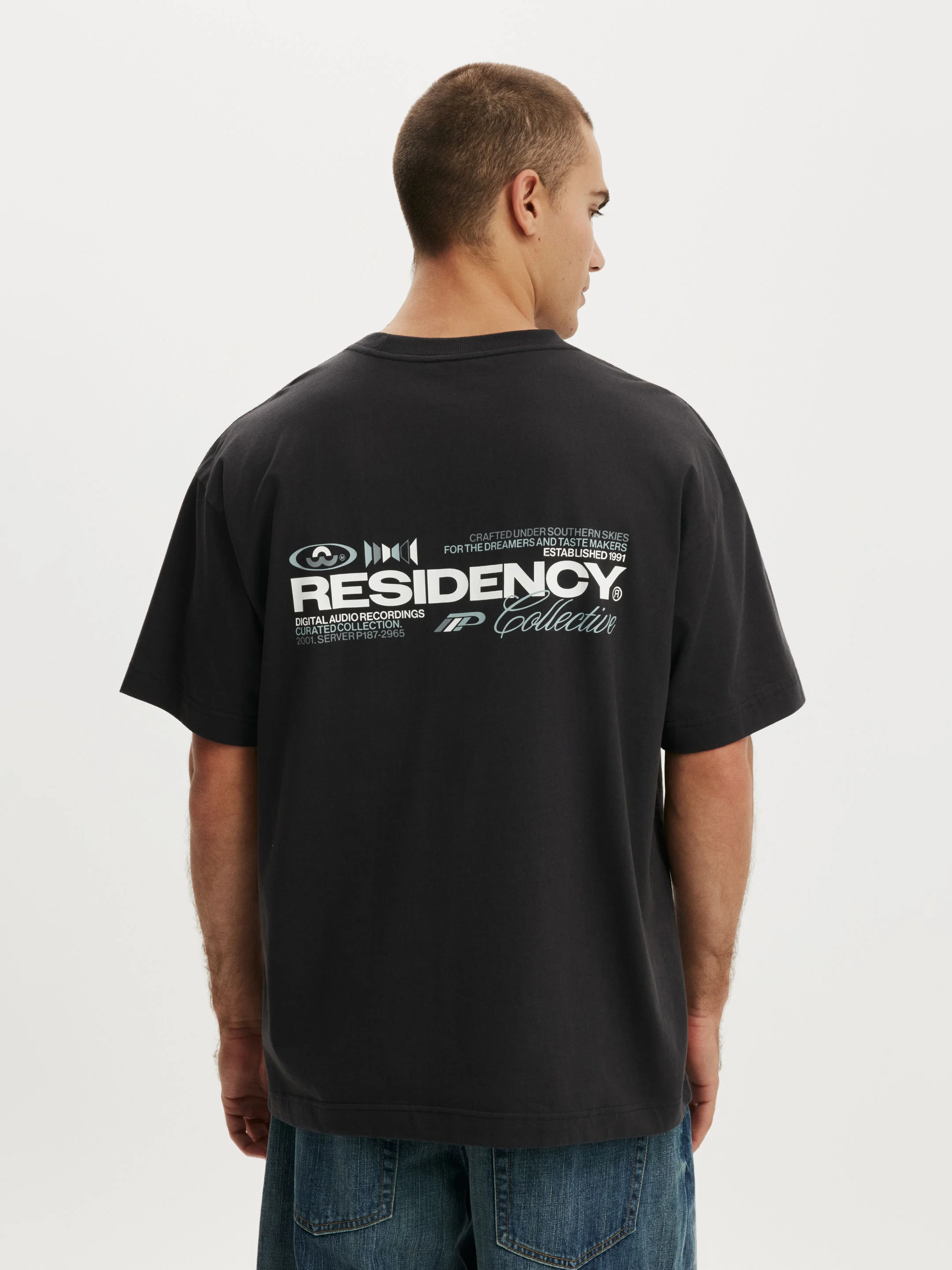 COTTON ON Áo Thun Có Hoạ Tiết Nam - Box Fit Text T-Shirt