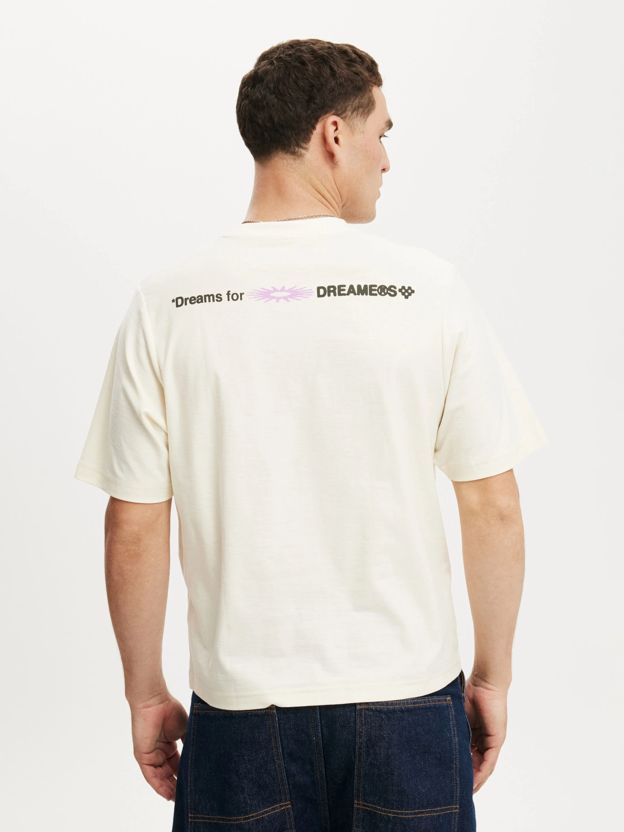 COTTON ON Áo Thun Có Họa Tiết Nam-Cropped Fit Graphic T-Shirt