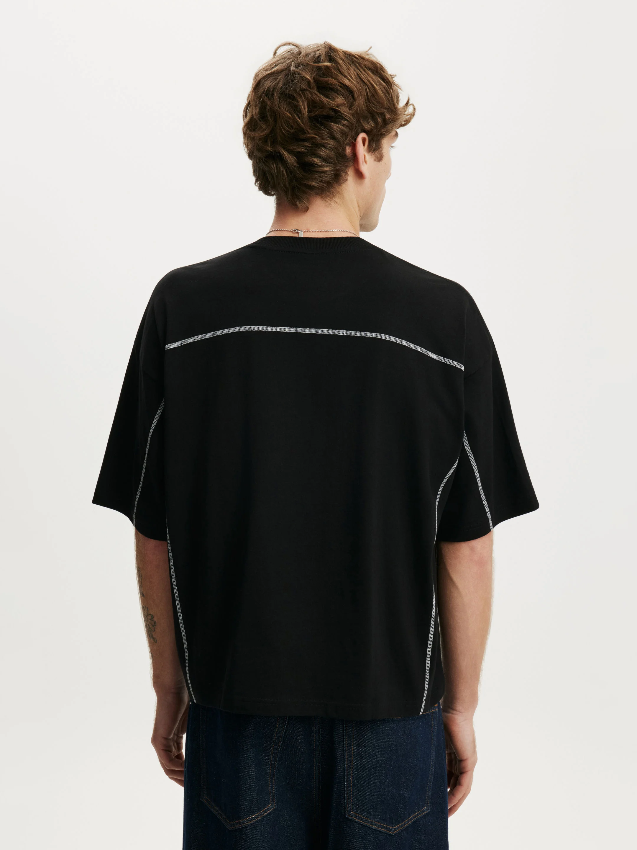 COTTON ON Áo Thun Có Hoạ Tiết Nam - Cropped Fit Graphic T-Shirt