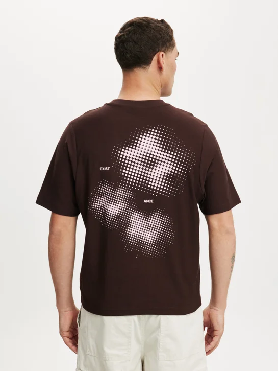 COTTON ON Áo Thun Có Họa Tiết Nam-Cropped Fit Graphic T-Shirt