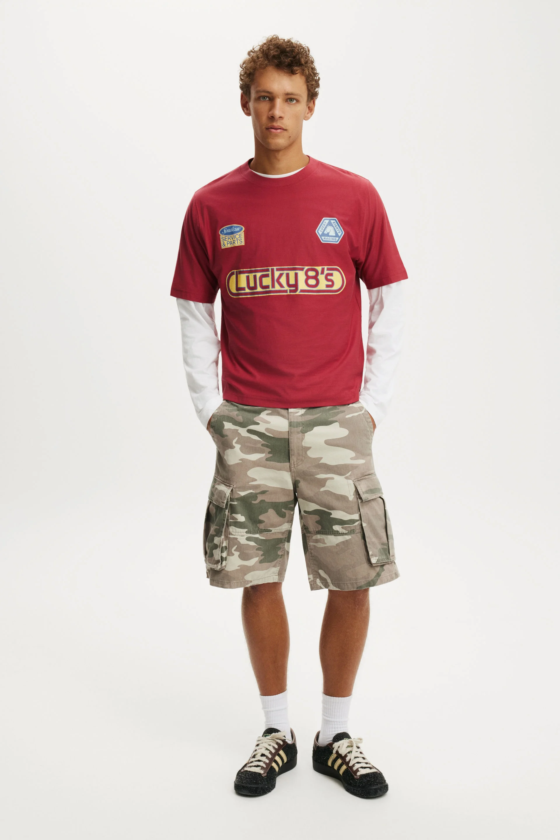 COTTON ON Áo Thun Có Họa Tiết Nam - Cropped Fit Graphic T-Shirt