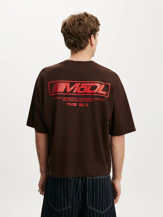 COTTON ON Áo Thun Có Hoạ Tiết Nam - Cropped Fit Graphic T-Shirt