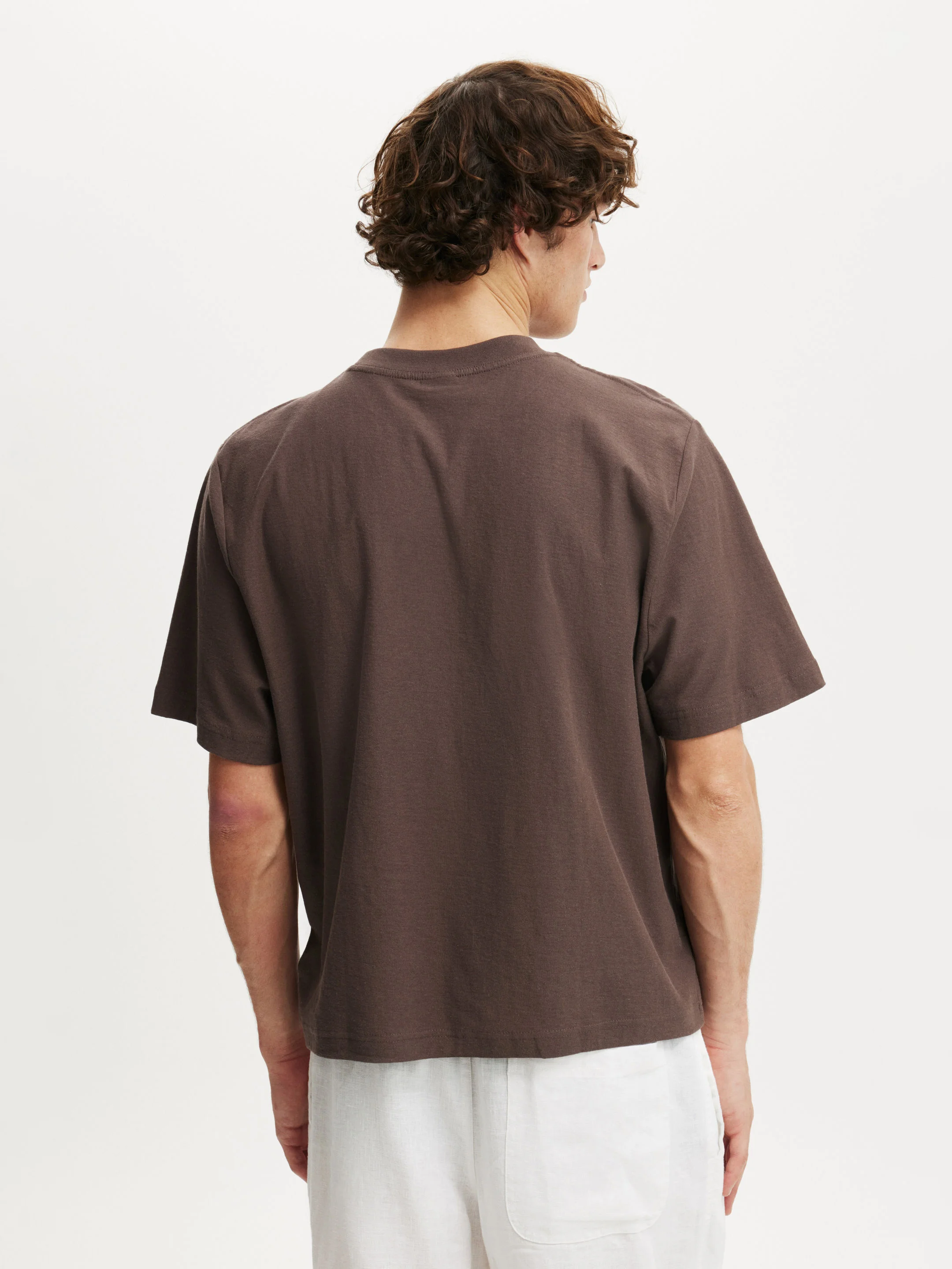 COTTON ON Áo Thun Có Họa Tiết Nam-Cropped Fit Graphic T-Shirt