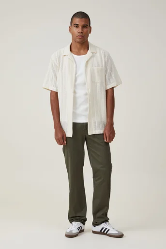 COTTON ON Quần Kaki Dài Nam-Regular Straight Chino