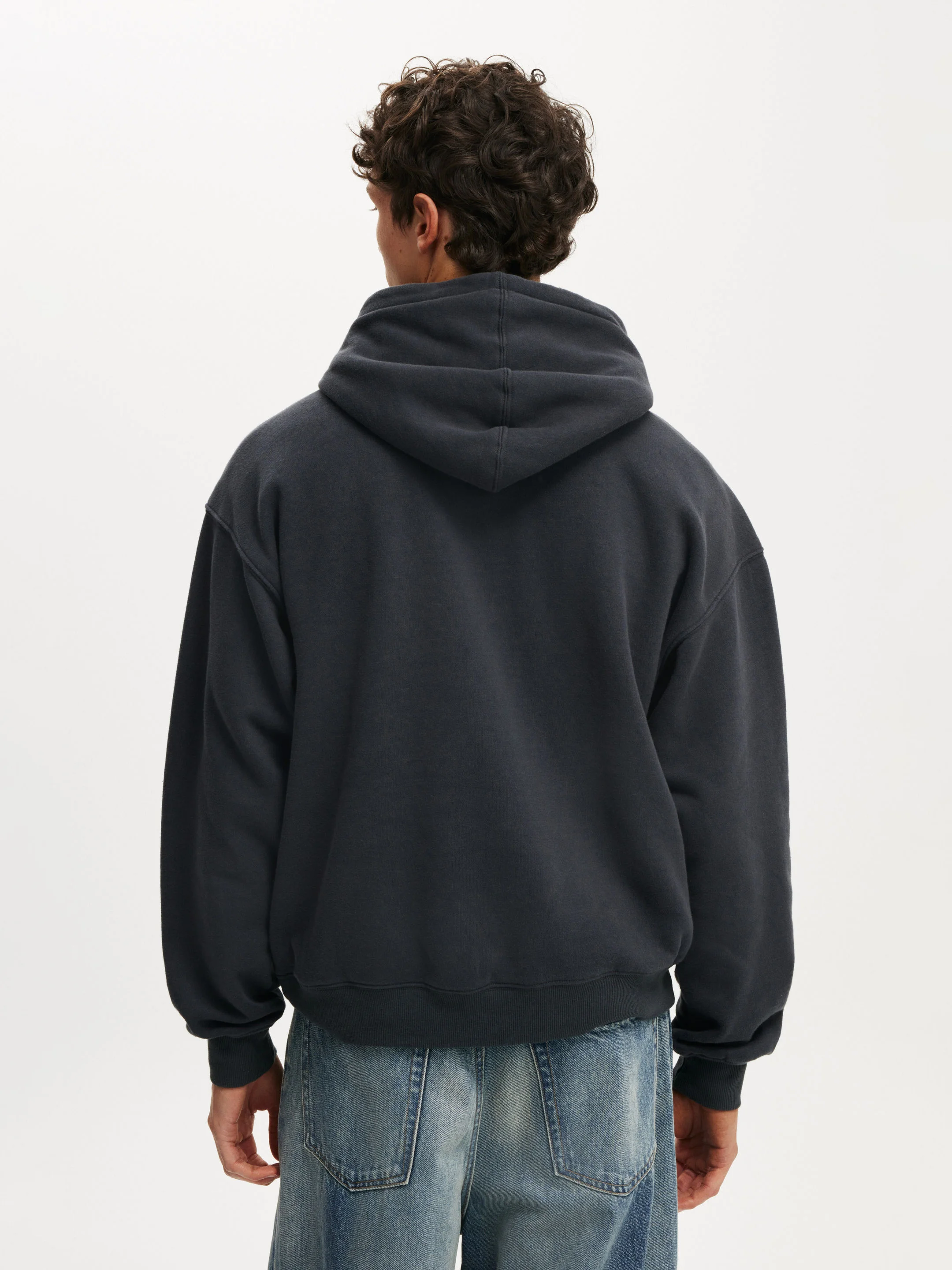 COTTON ON Áo Chui Đầu Có Nón Nam-Box Fit Graphic Hoodie
