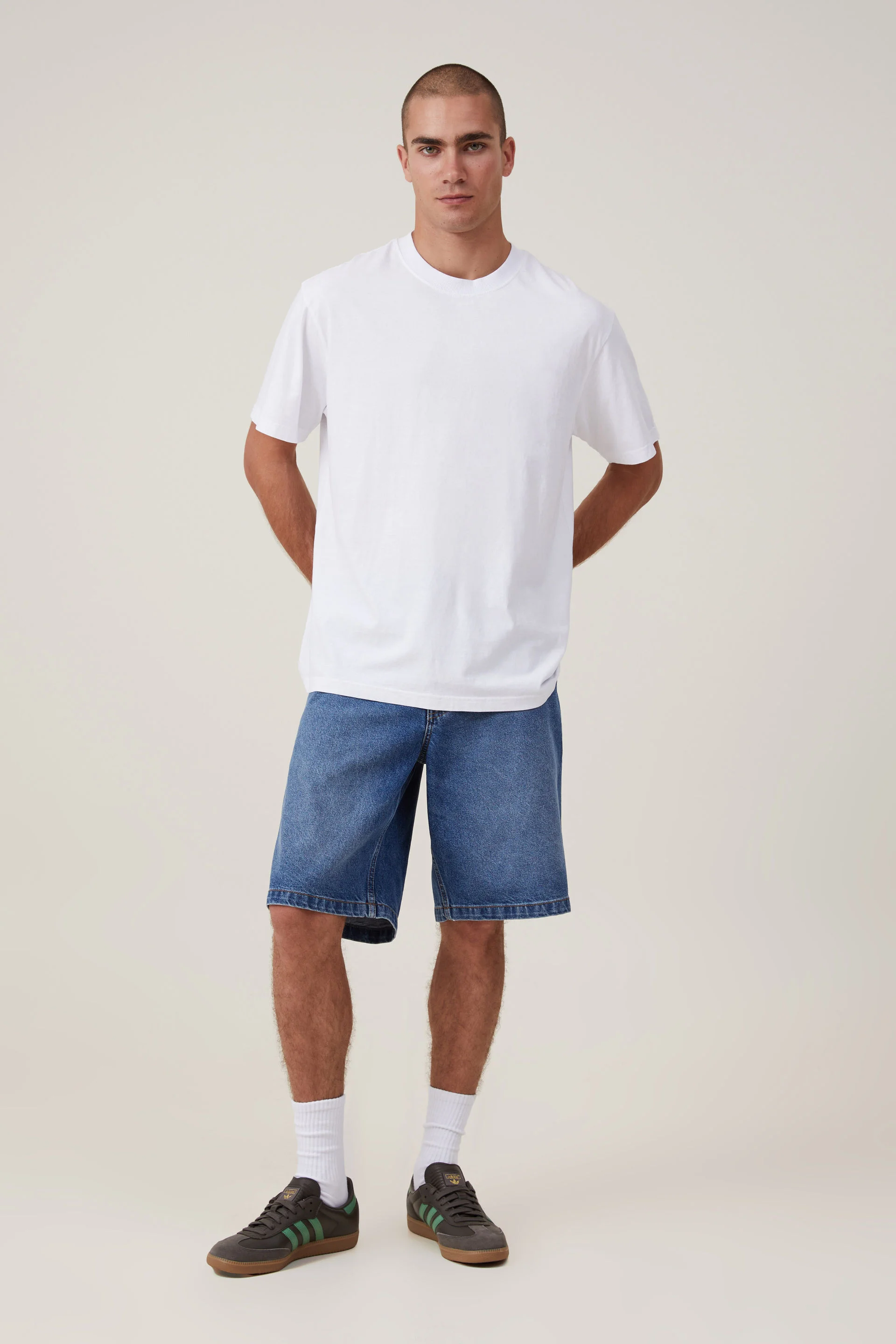 COTTON ON Quần Jeans Ngắn Nam-Baggy Denim Short