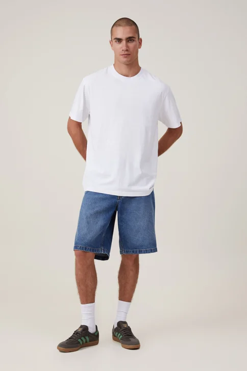 COTTON ON Quần Jeans Ngắn Nam-Baggy Denim Short