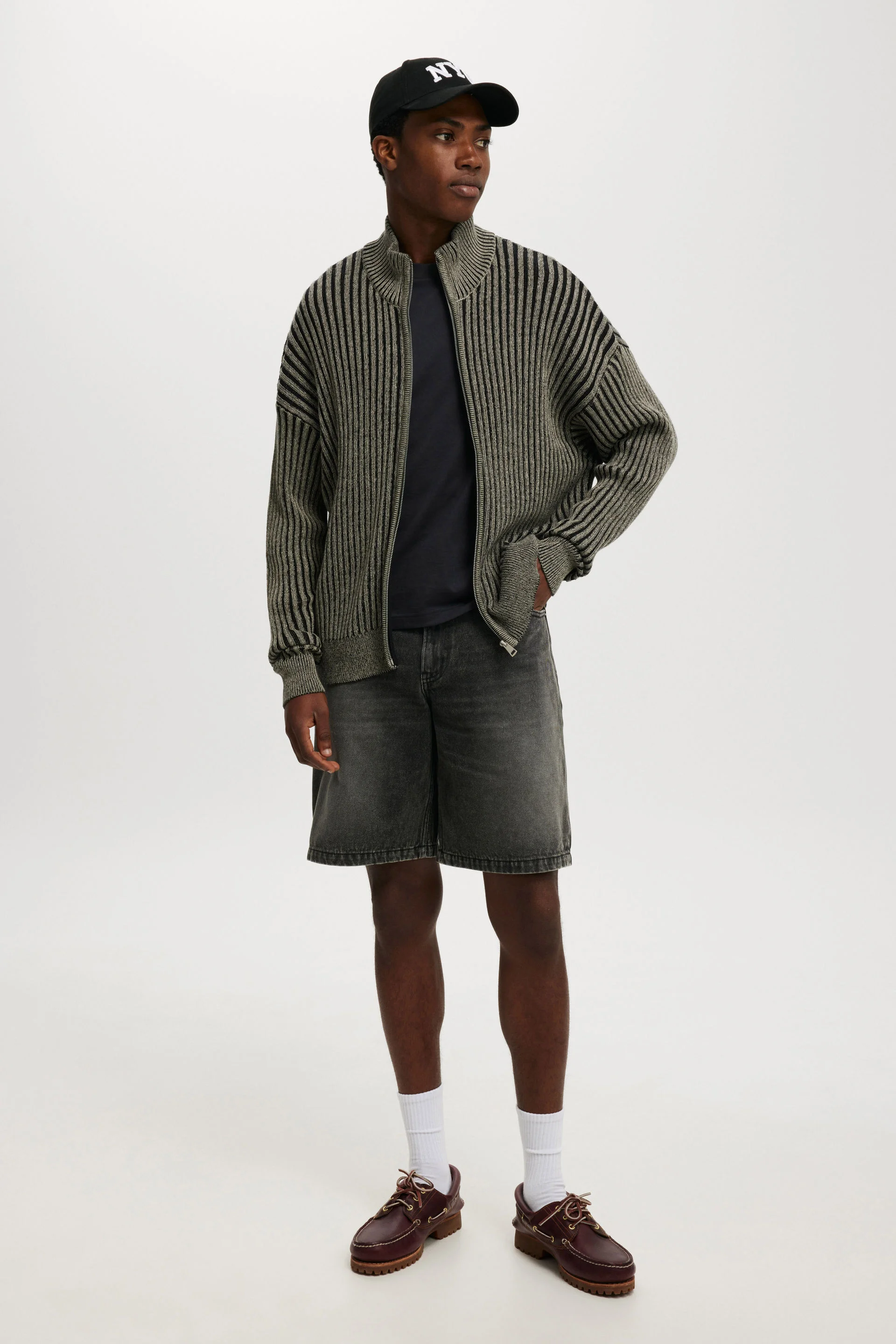 COTTON ON Quần Jeans Ngắn Nam-Baggy Denim Short