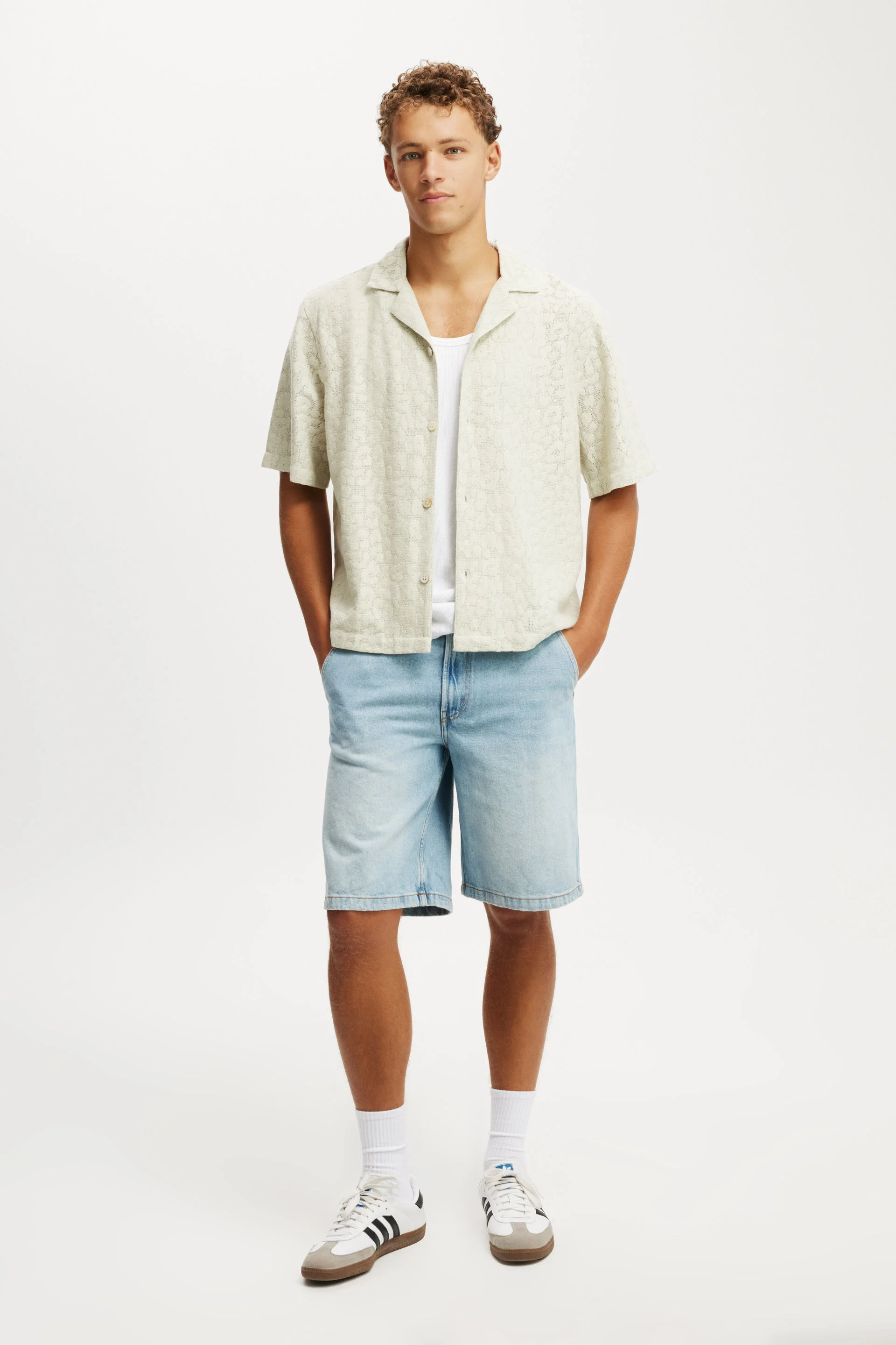 COTTON ON Quần Jeans Ngắn Nam-Baggy Denim Short