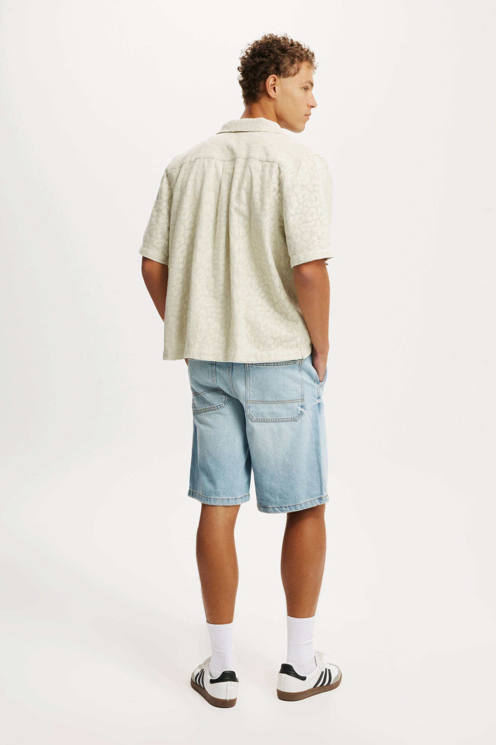 COTTON ON Quần Jeans Ngắn Nam-Baggy Denim Short