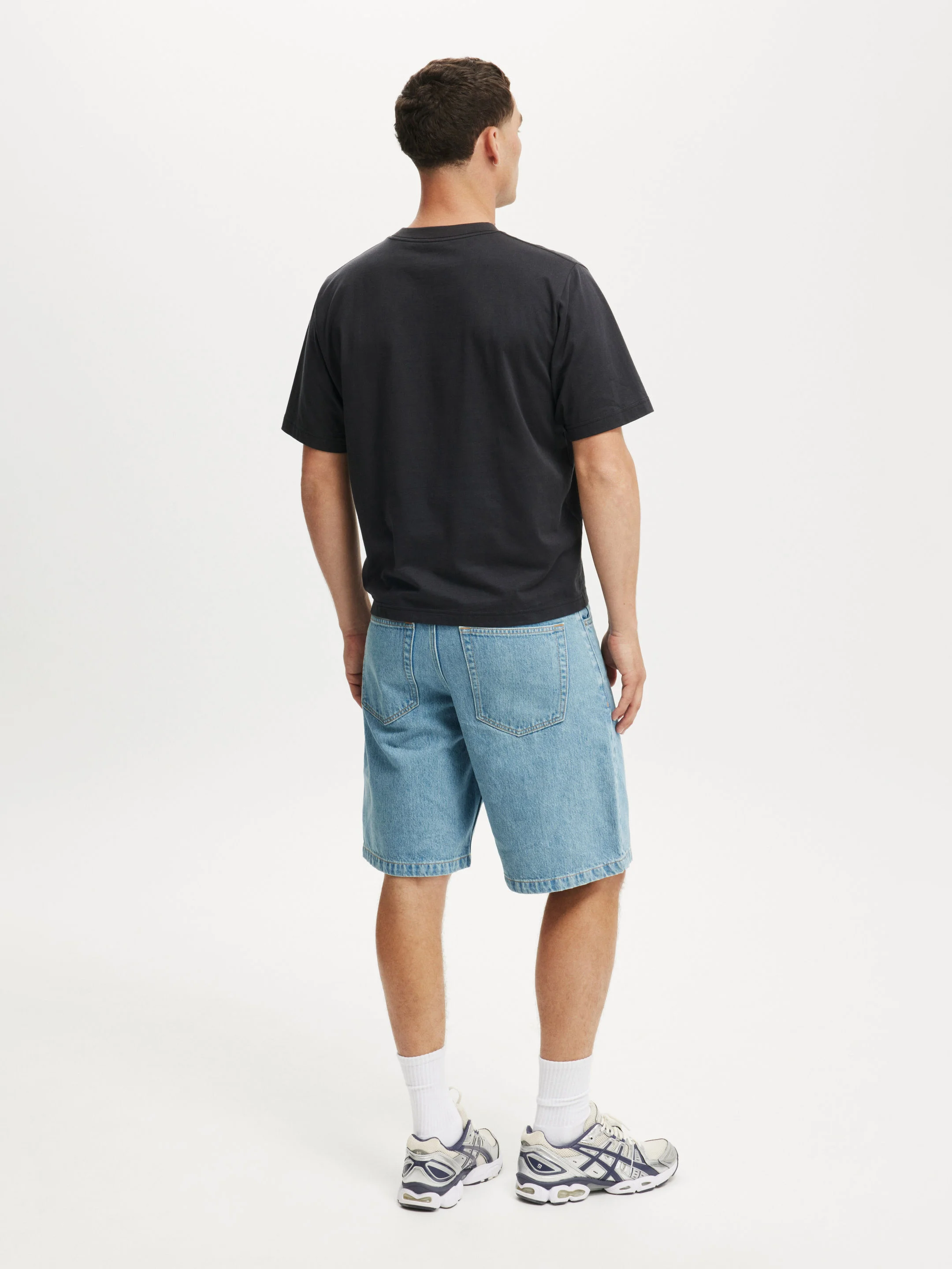 COTTON ON Quần Jeans Ngắn Nam-Baggy Denim Short