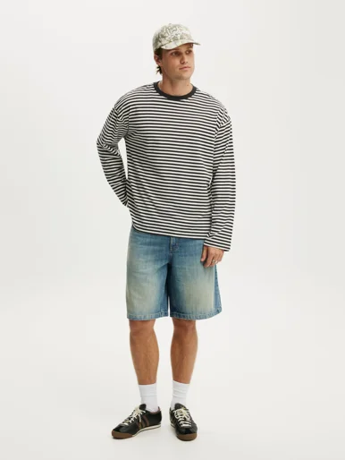 COTTON ON Quần Jeans Ngắn Nam - Baggy Denim Short