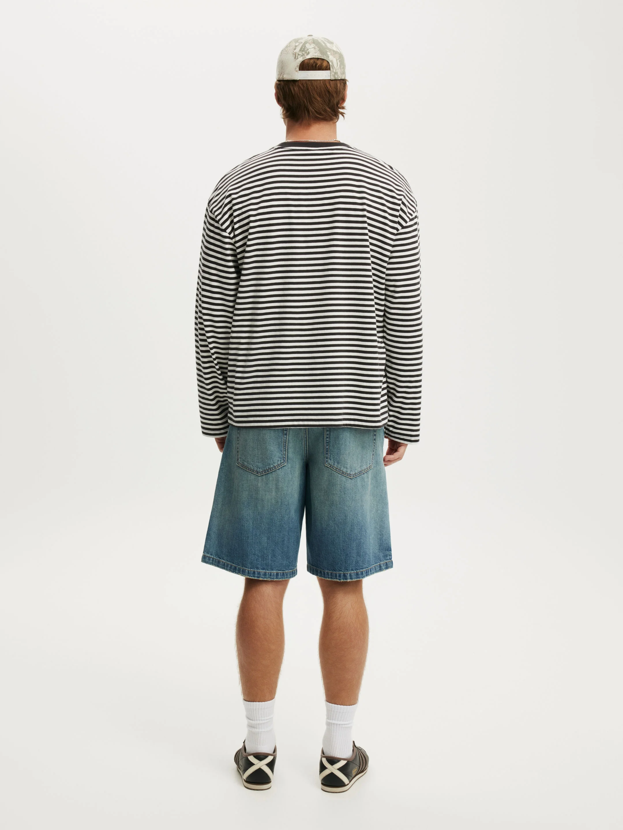 COTTON ON Quần Jeans Ngắn Nam - Baggy Denim Short