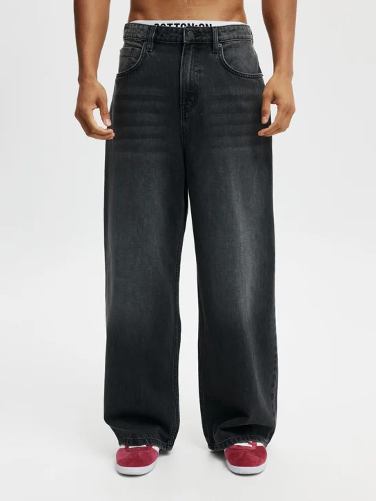 COTTON ON Quần Jeans Ống Rộng Nam-Super Baggy Jean