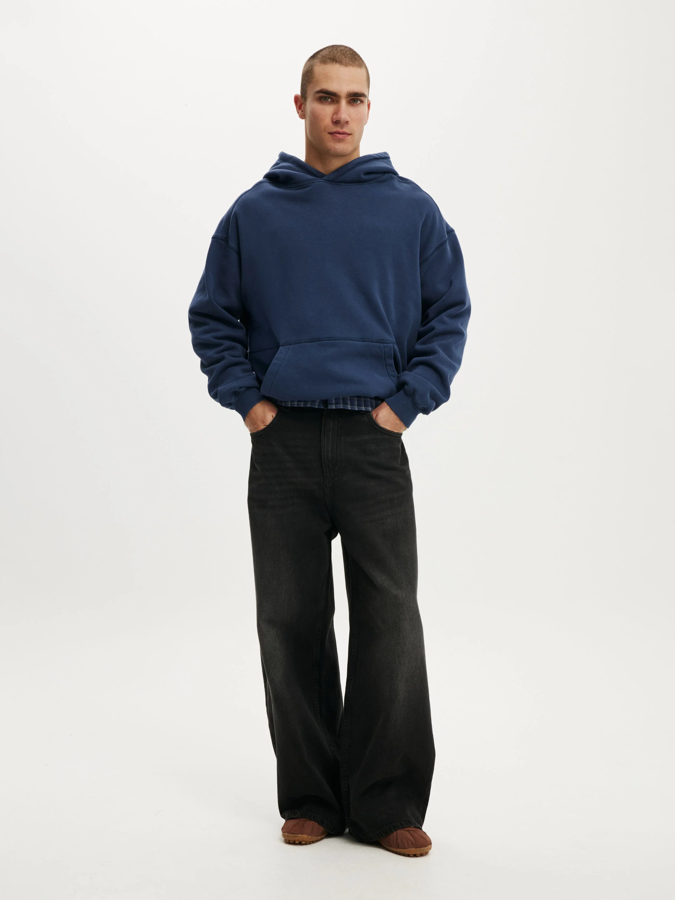 COTTON ON Quần Jeans Ống Rộng Nam - Super Baggy Jean