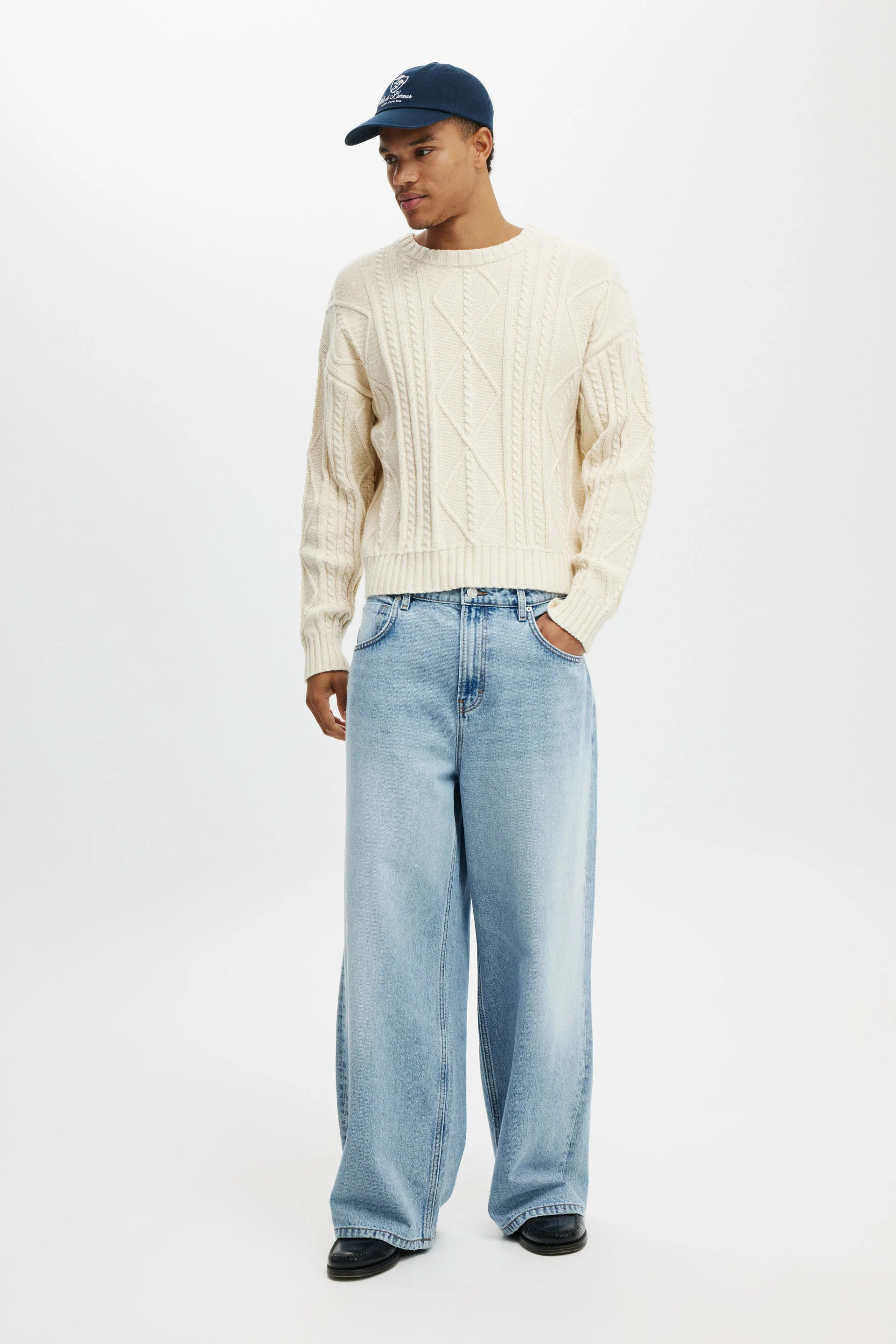 COTTON ON Quần Jeans Ống Rộng Nam-Super Baggy Jean