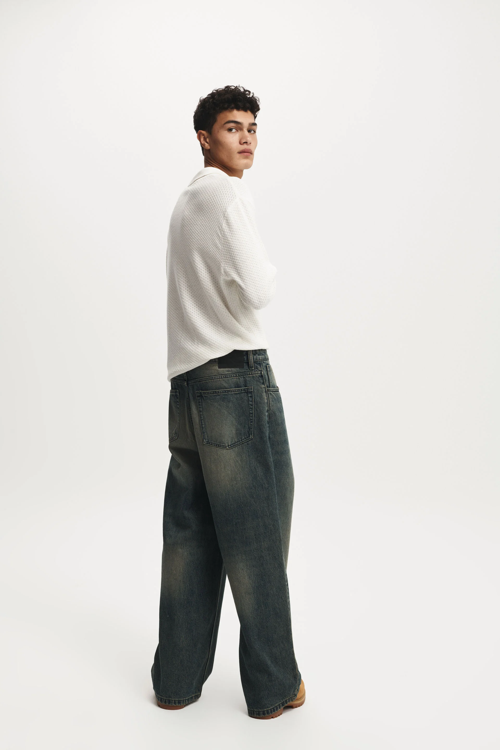 COTTON ON Quần Jeans Ống Rộng Nam-Super Baggy Jean