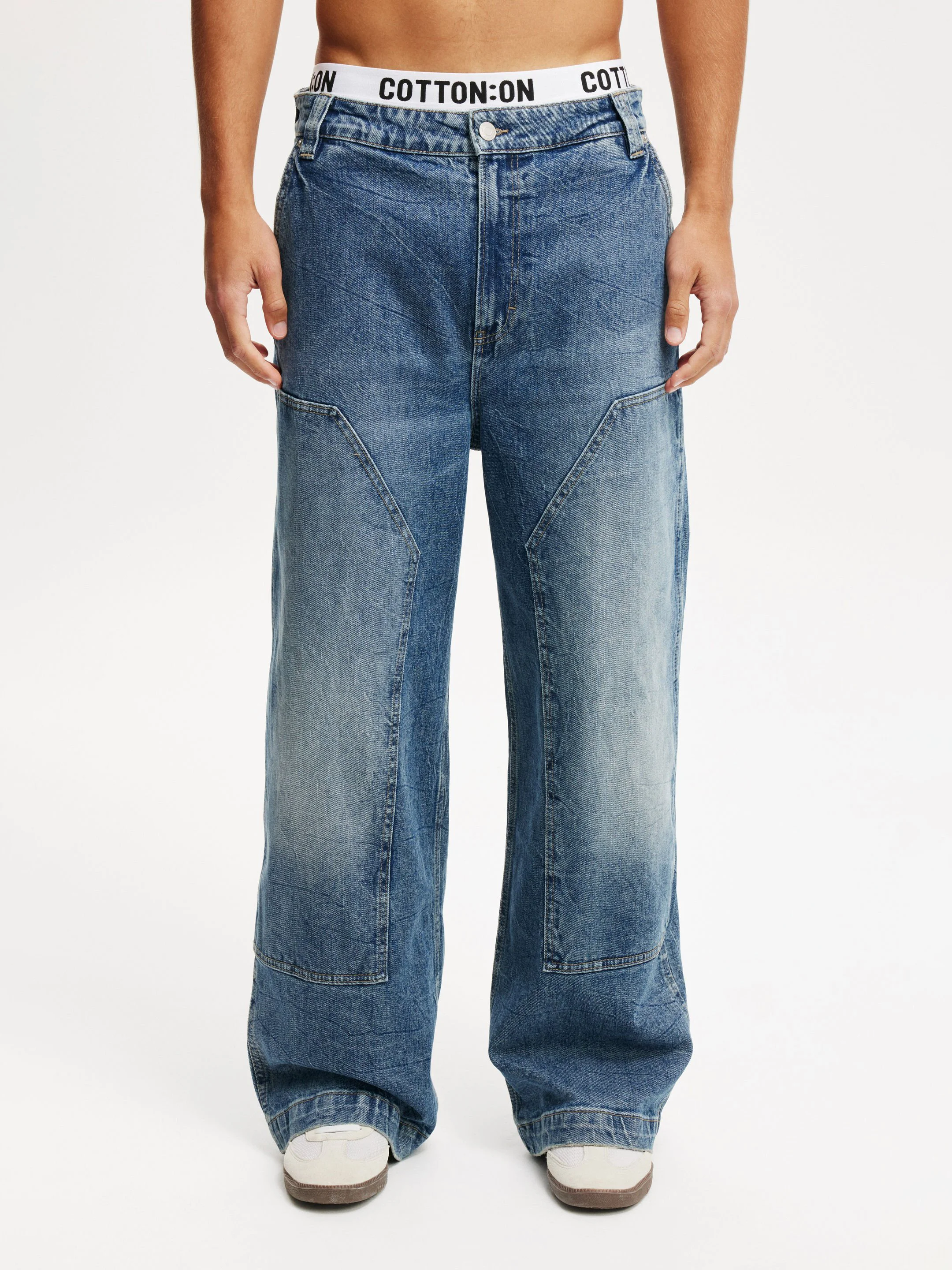 COTTON ON Quần Jeans Ống Rộng Nam-Super Baggy Jean