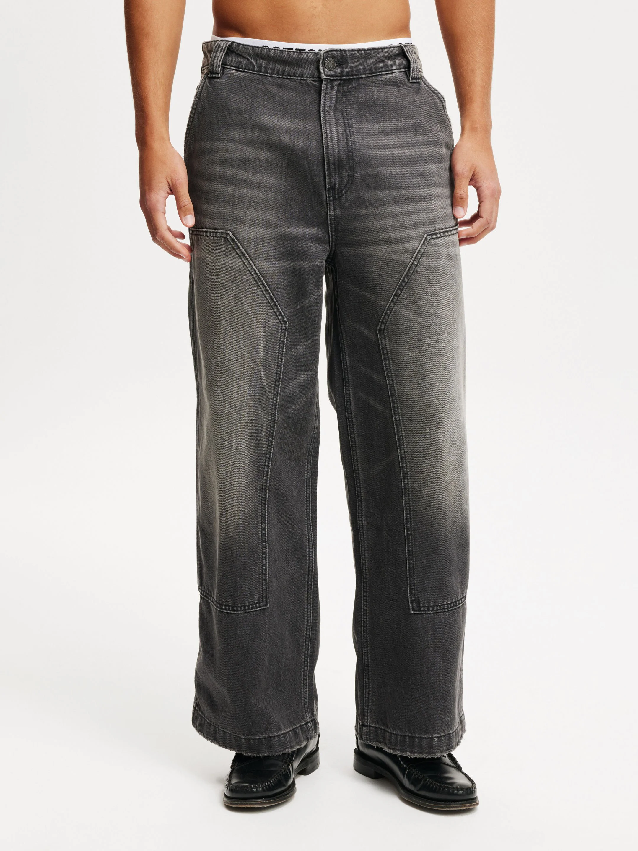 COTTON ON Quần Jeans Ống Rộng Nam-Super Baggy Jean