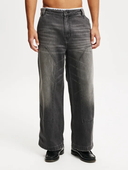COTTON ON Quần Jeans Ống Rộng Nam-Super Baggy Jean