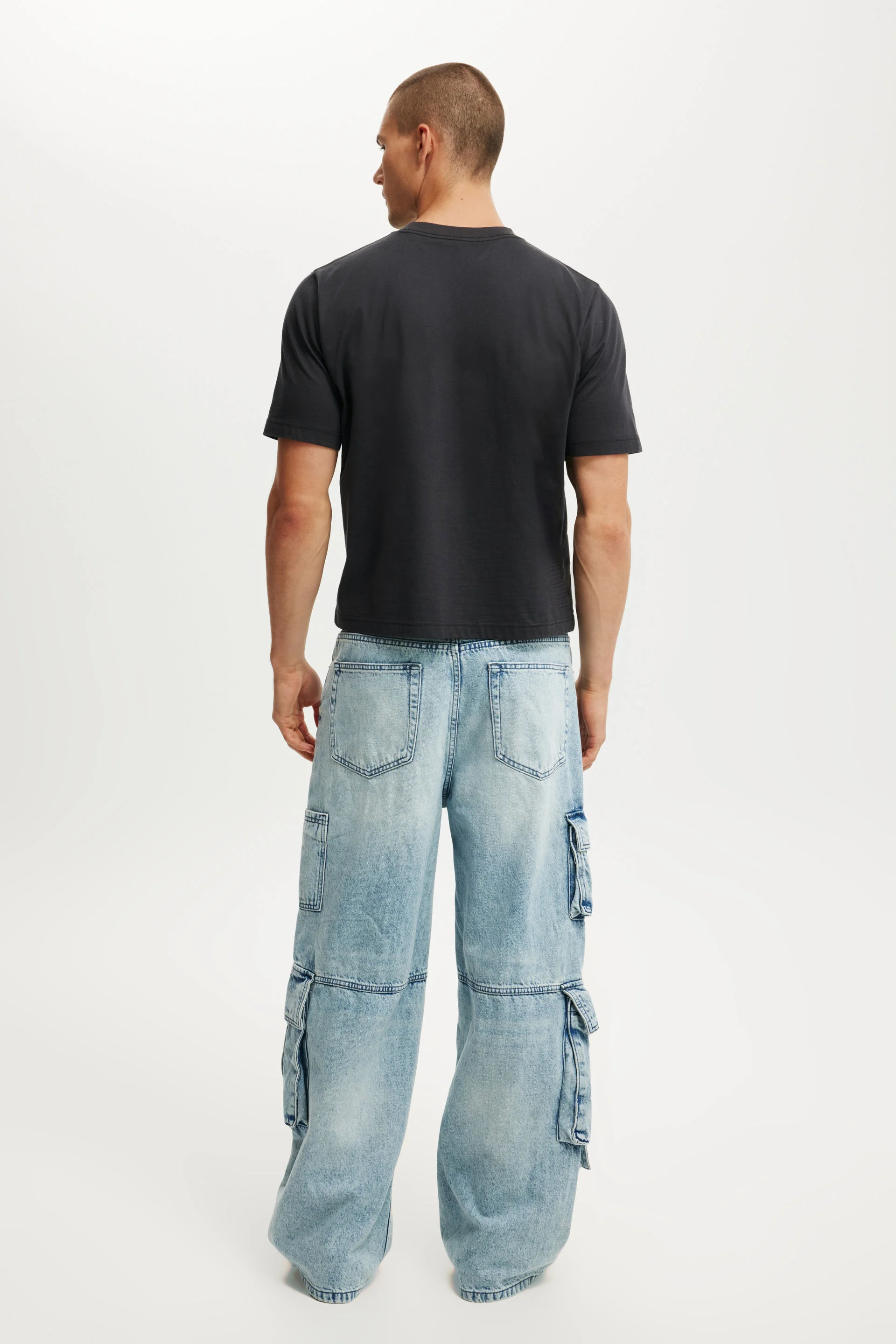 COTTON ON Quần Jeans Ống Rộng Nam-Super Baggy Jean