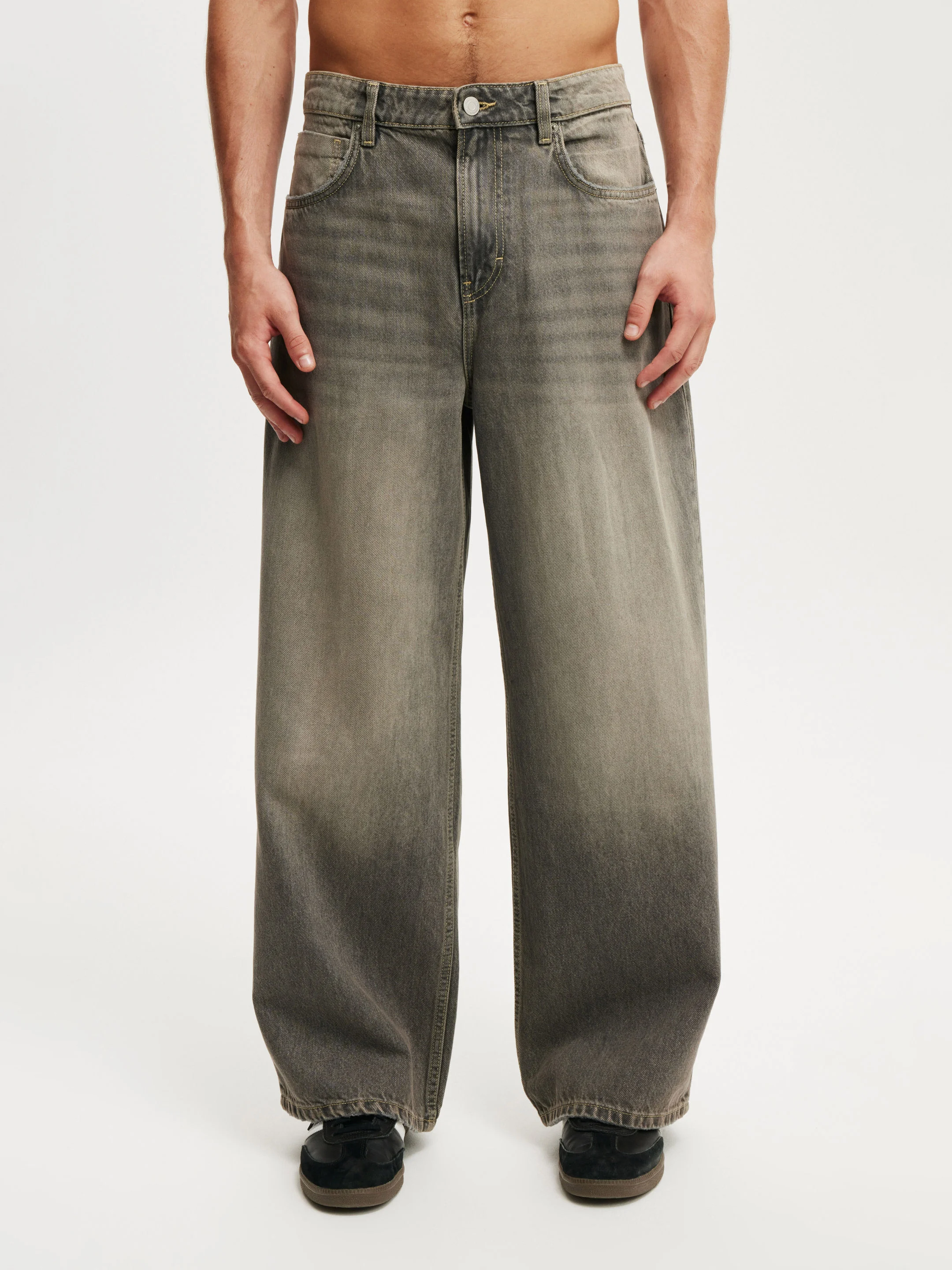 COTTON ON Quần Jeans Ống Rộng Nam-Super Baggy Jean