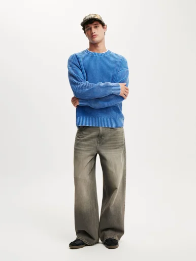 COTTON ON Quần Jeans Ống Rộng Nam-Super Baggy Jean