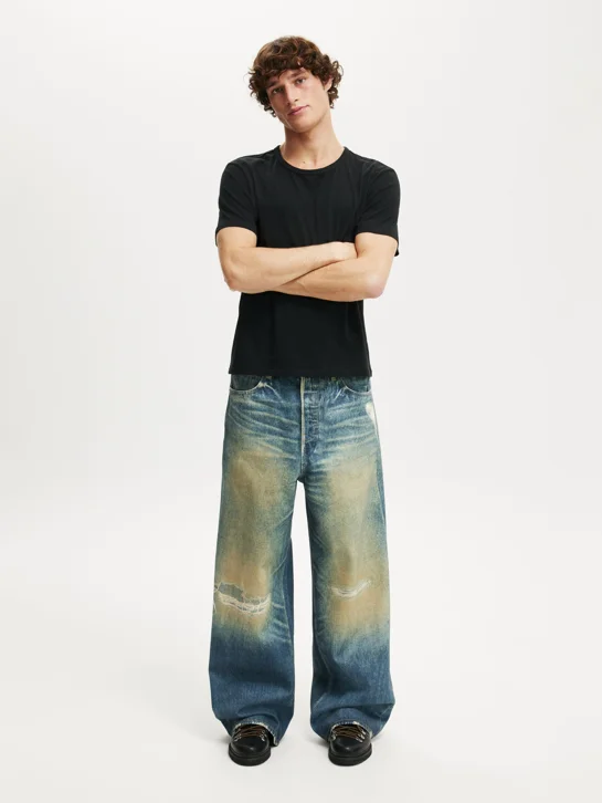 COTTON ON Quần Jeans Ống Rộng Nam-Super Baggy Jean
