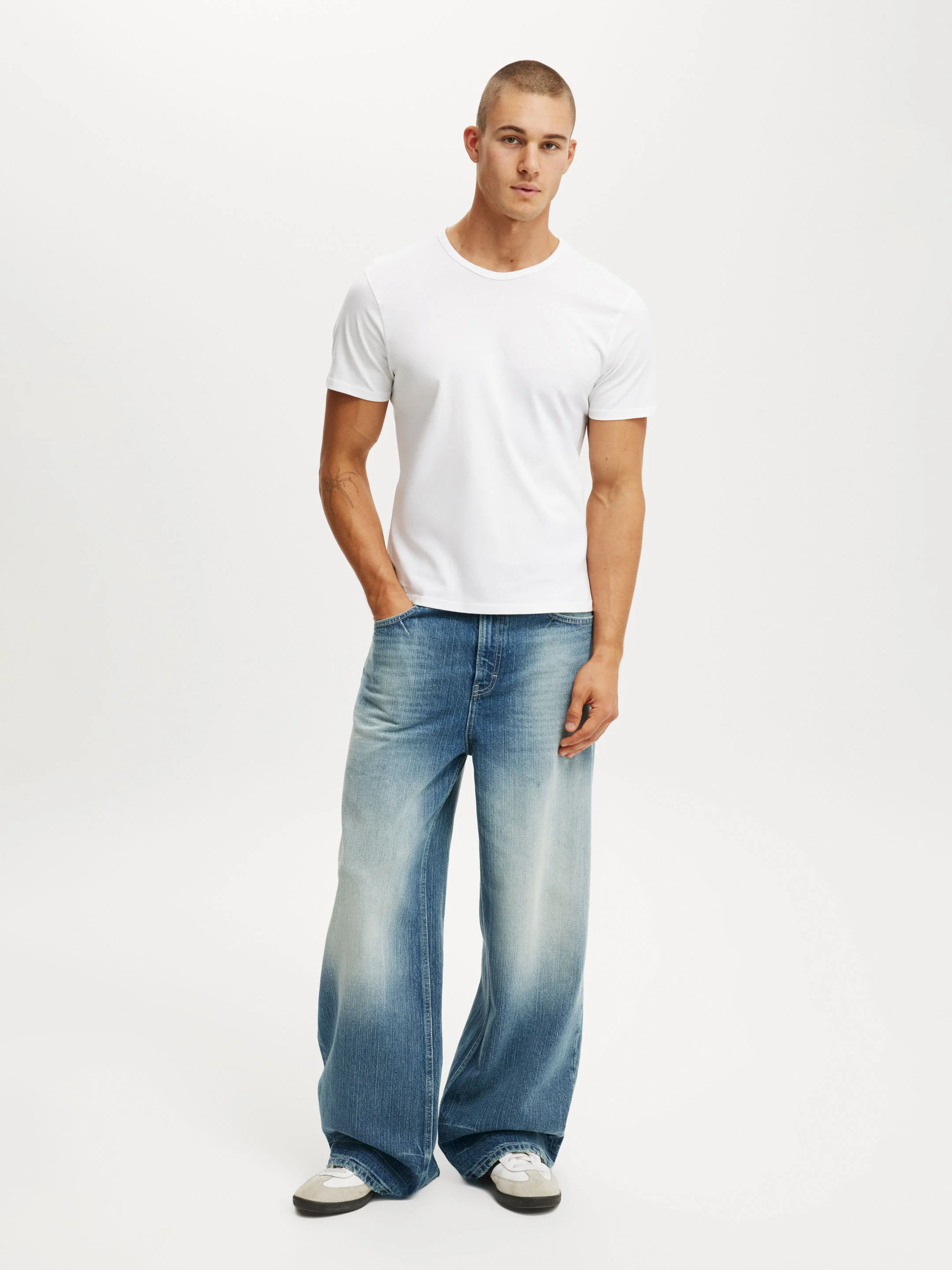 COTTON ON Quần Jeans Ống Rộng Nam-Super Baggy Jean