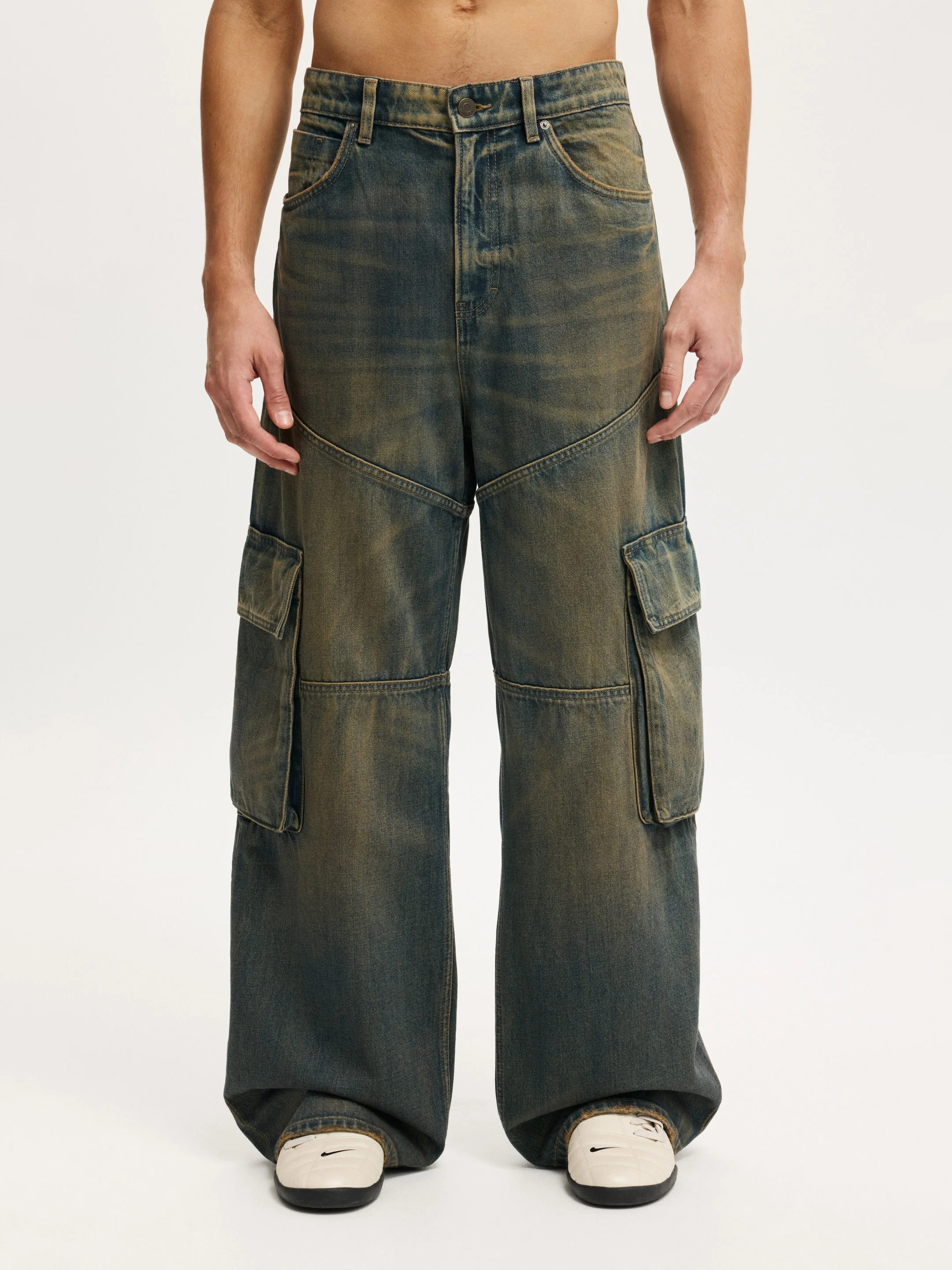COTTON ON Quần Jeans Ống Rộng Nam-Super Baggy Jean