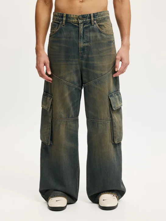 COTTON ON Quần Jeans Ống Rộng Nam-Super Baggy Jean