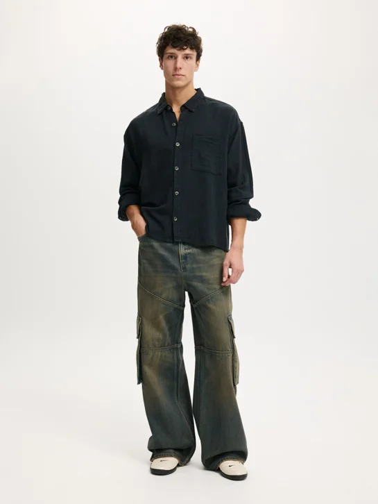 COTTON ON Quần Jeans Ống Rộng Nam-Super Baggy Jean