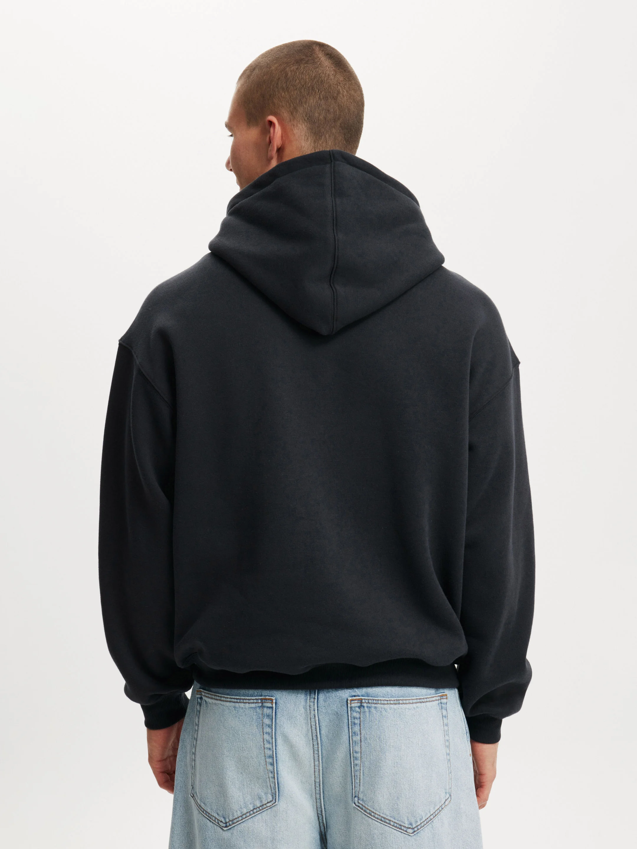 COTTON ON Áo Chui Đầu Có Nón Nam - Box Fit Hoodie