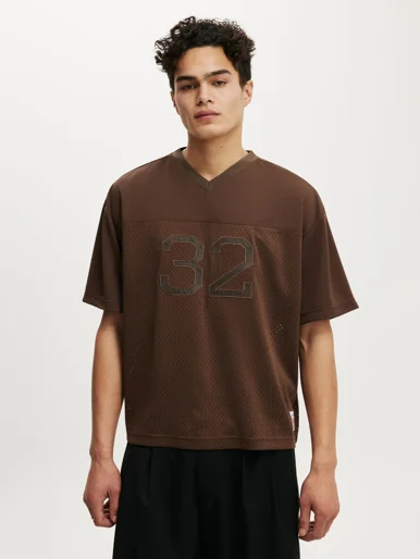 COTTON ON Áo Thun Có Họa Tiết Nam - Football Jersey