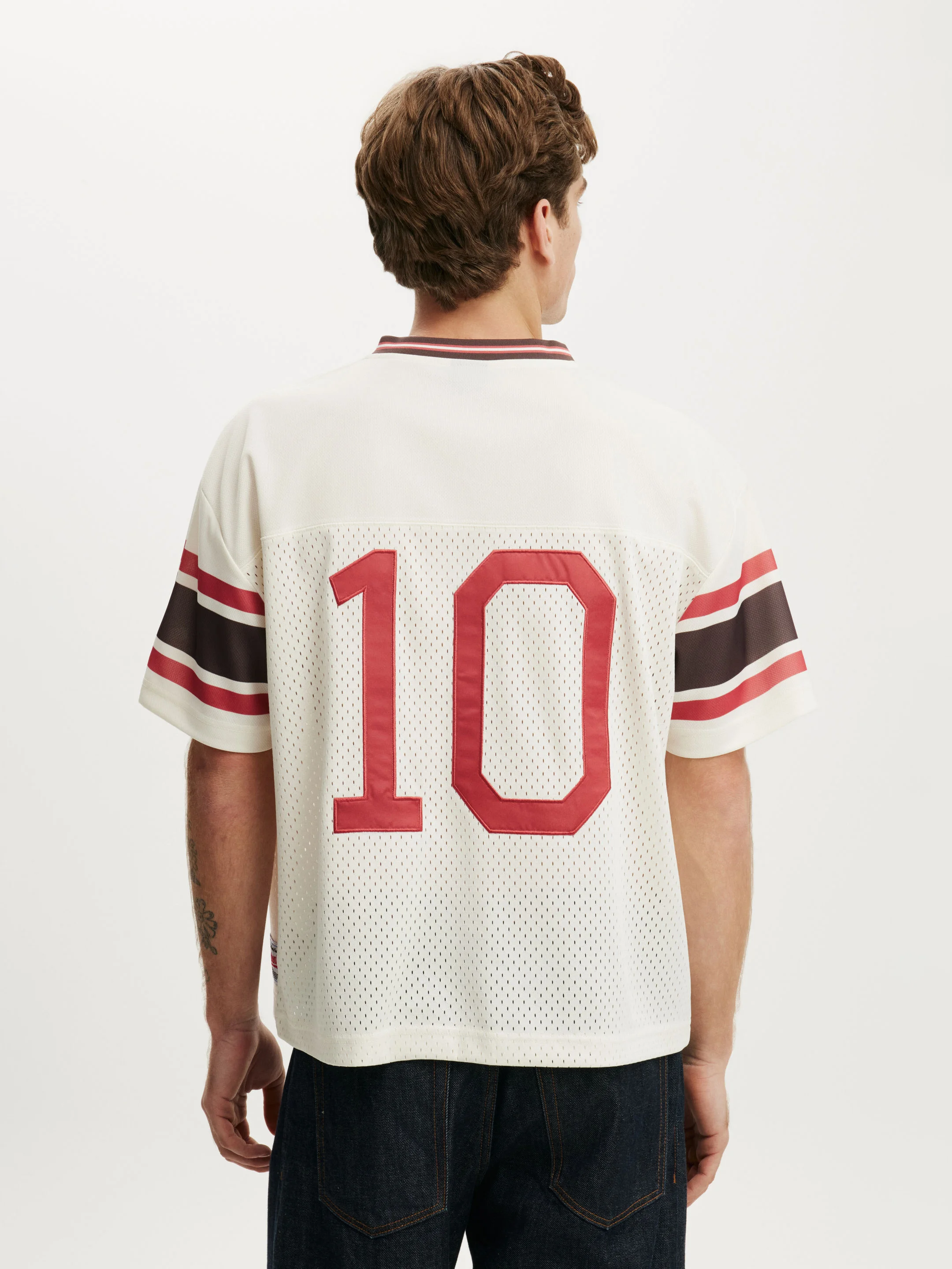 COTTON ON Áo Thun Có Họa Tiết Nam - Football Jersey