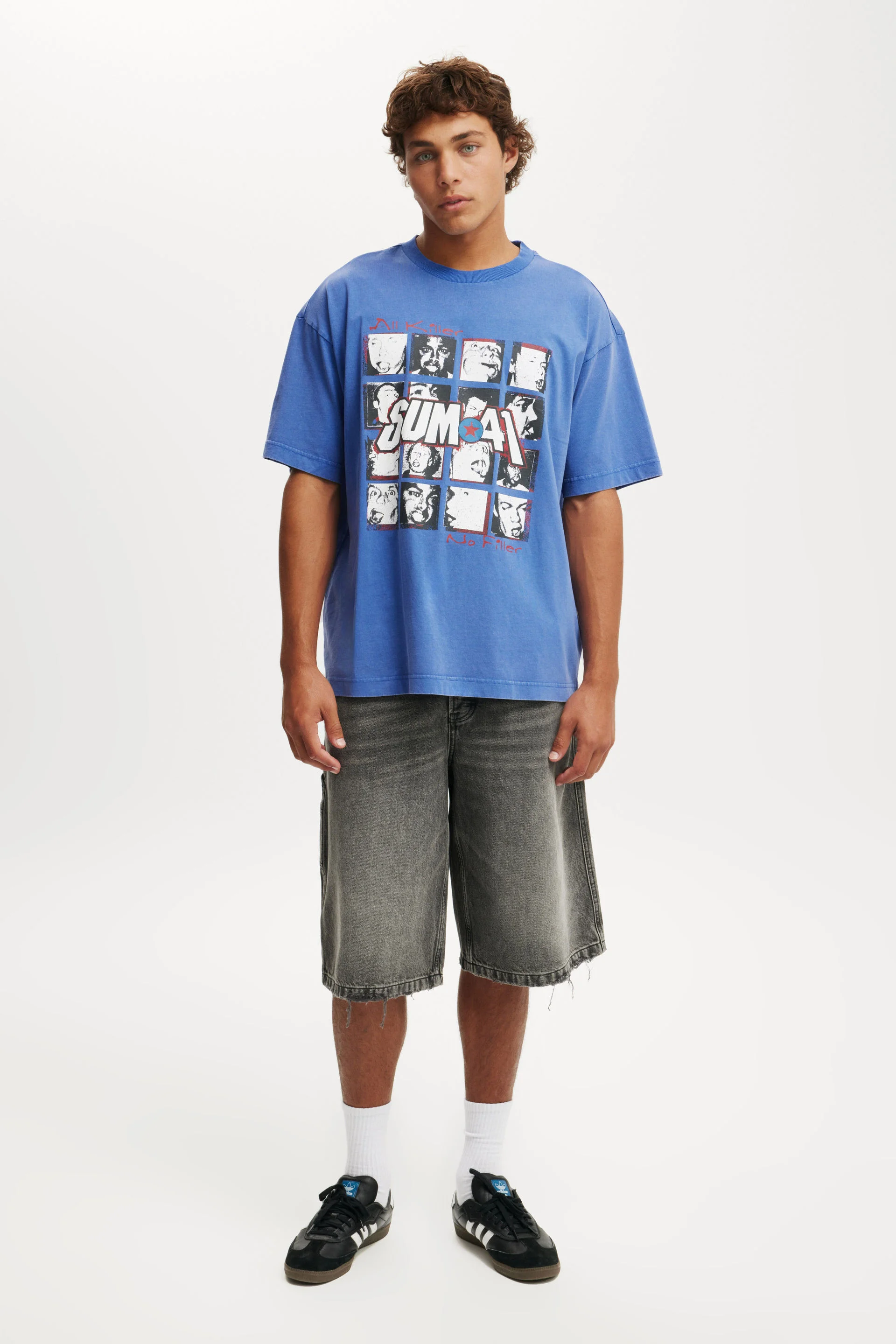 COTTON ON Áo Thun Có Họa Tiết Nam-Box Fit Premium Music T-Shirt