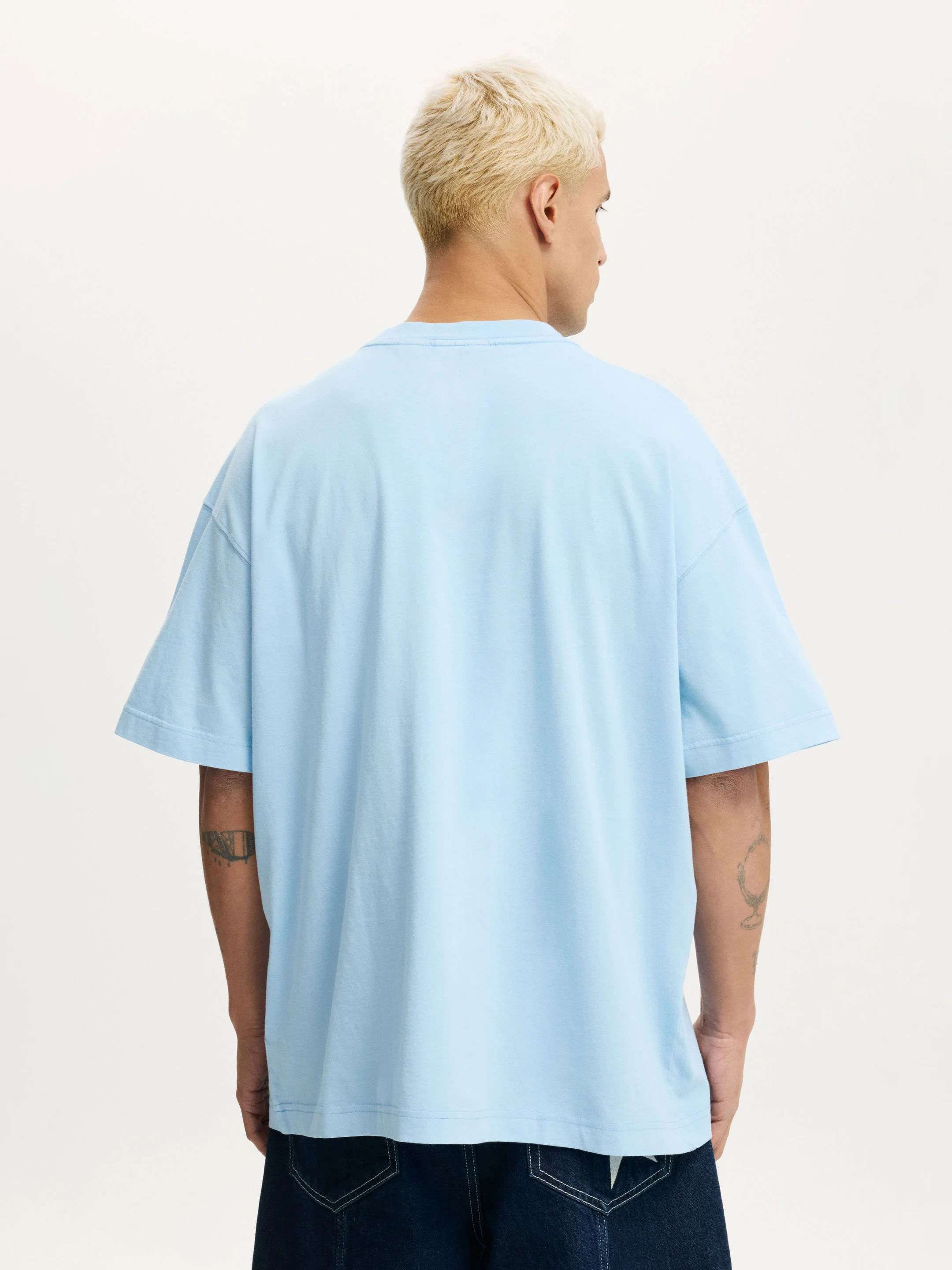 COTTON ON Áo Thun Có Họa Tiết Nam-Box Fit Premium Music T-Shirt