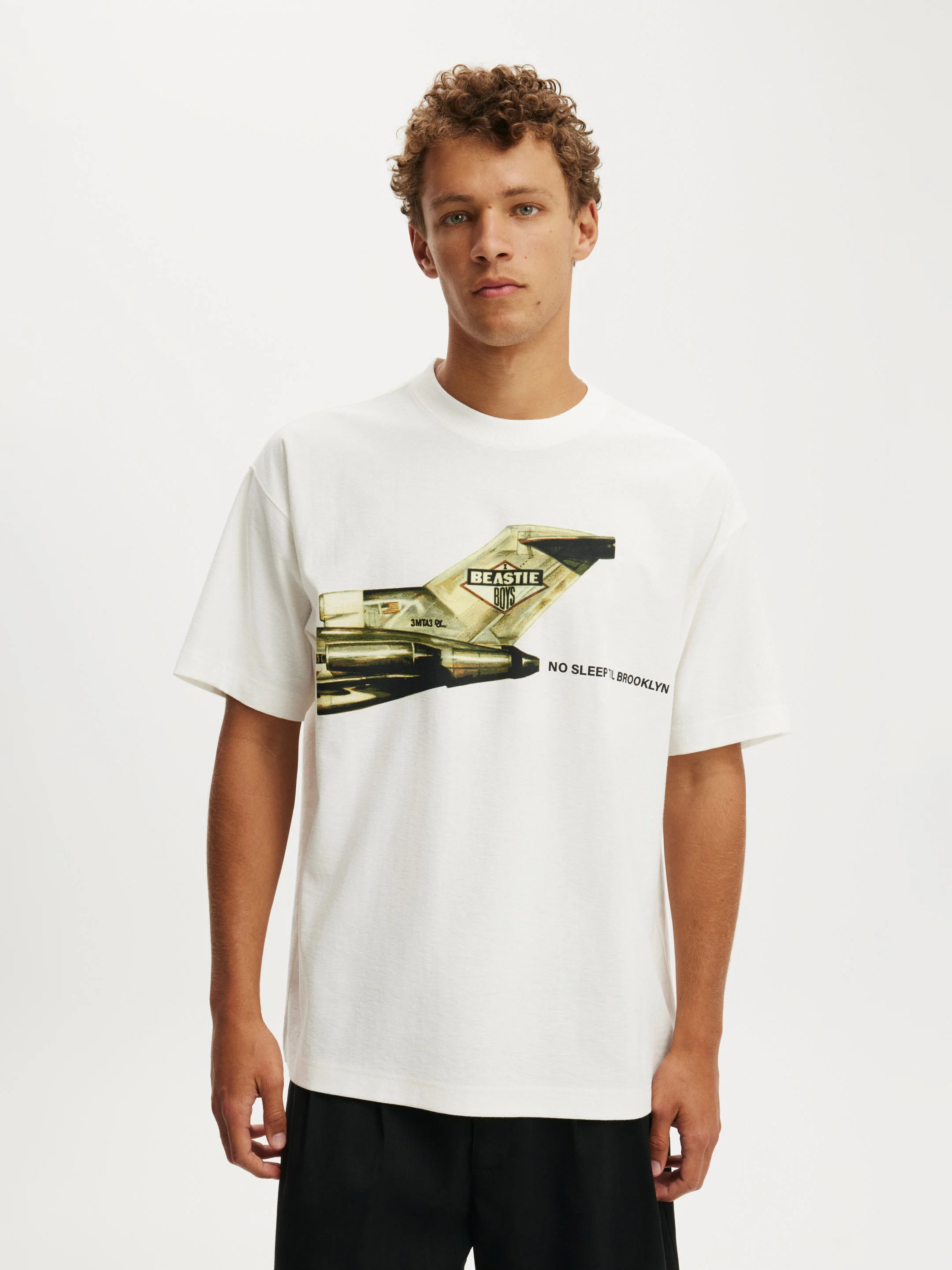 COTTON ON Áo Thun Có Họa Tiết Nam-Box Fit Premium Music T-Shirt