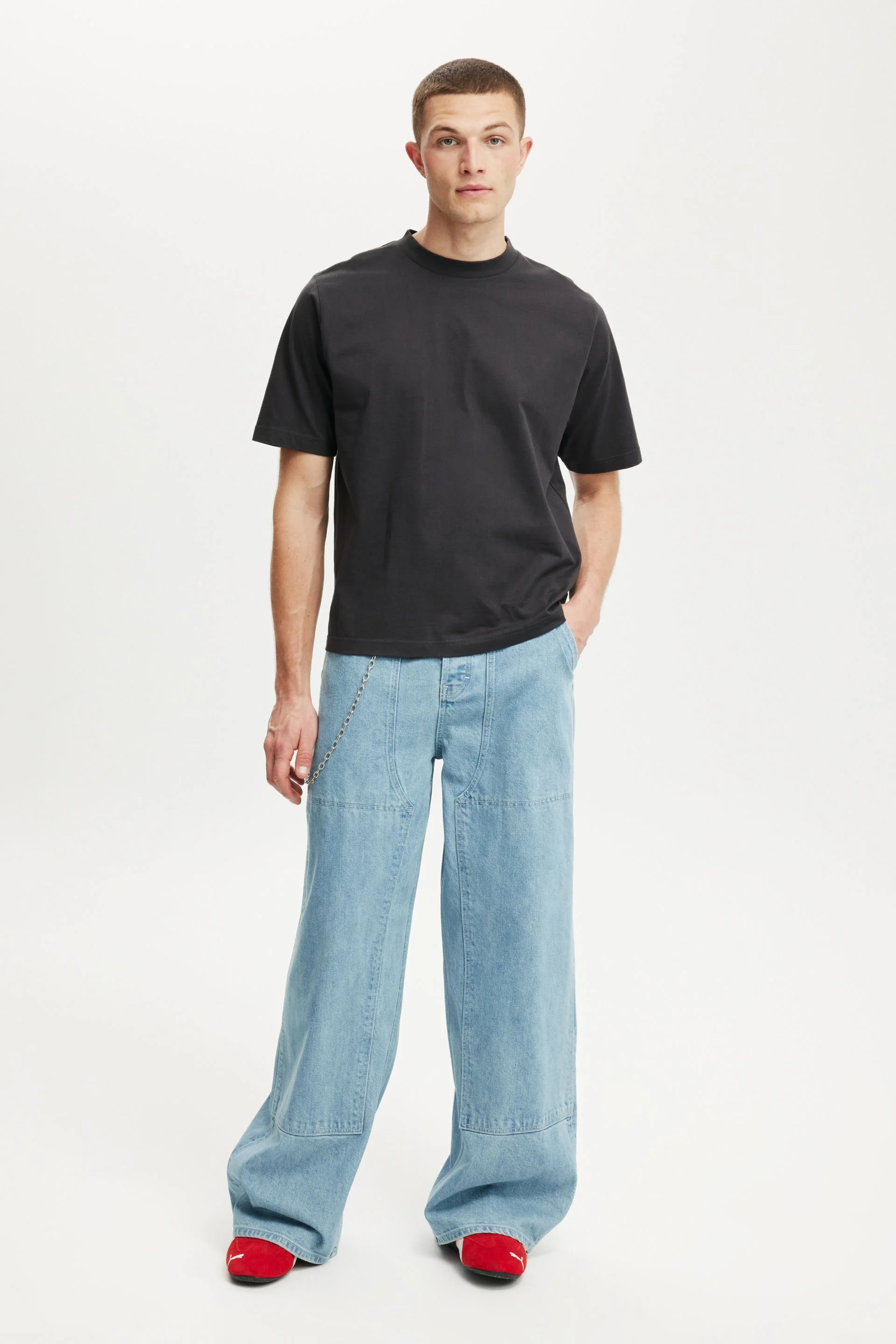 COTTON ON Quần Jeans Ống Rộng Nam-Super Baggy Balloon Jean