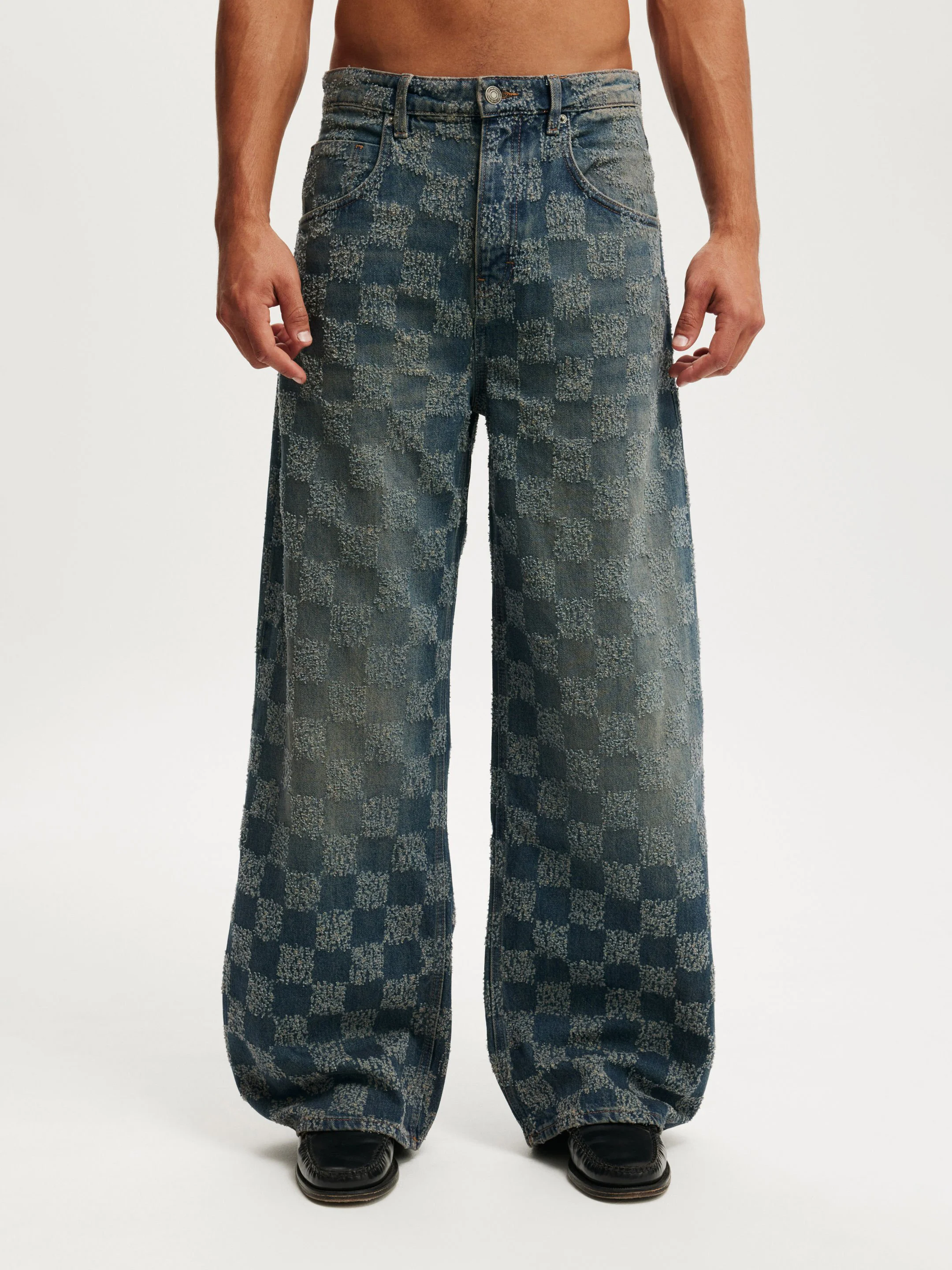 COTTON ON Quần Jeans Ống Rộng Nam-Super Baggy Balloon Jean